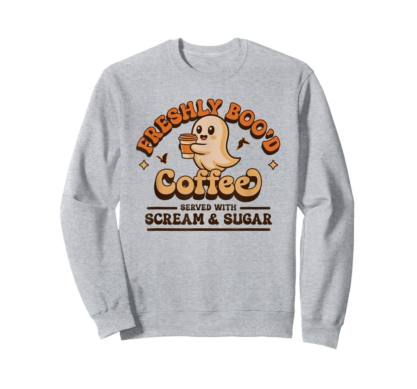 Freshly Boo'd Coffee Served with Scream and Sugar Halloween T-Shirt