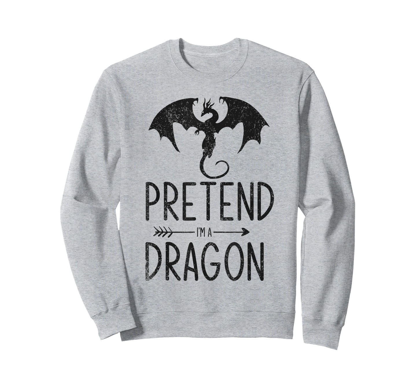 Funny Halloween Costume Pretend I'm A Dragon Birthday Xmas T-Shirt