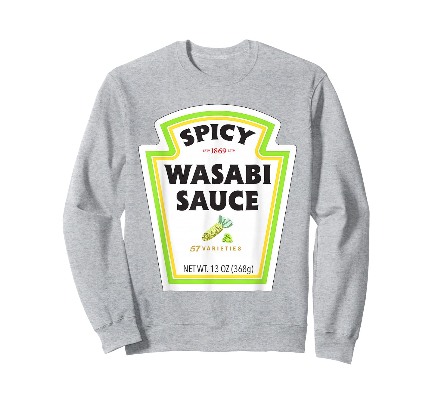 Spicy Wasabi Sauce Halloween Costume Matching Couples Group T-Shirt