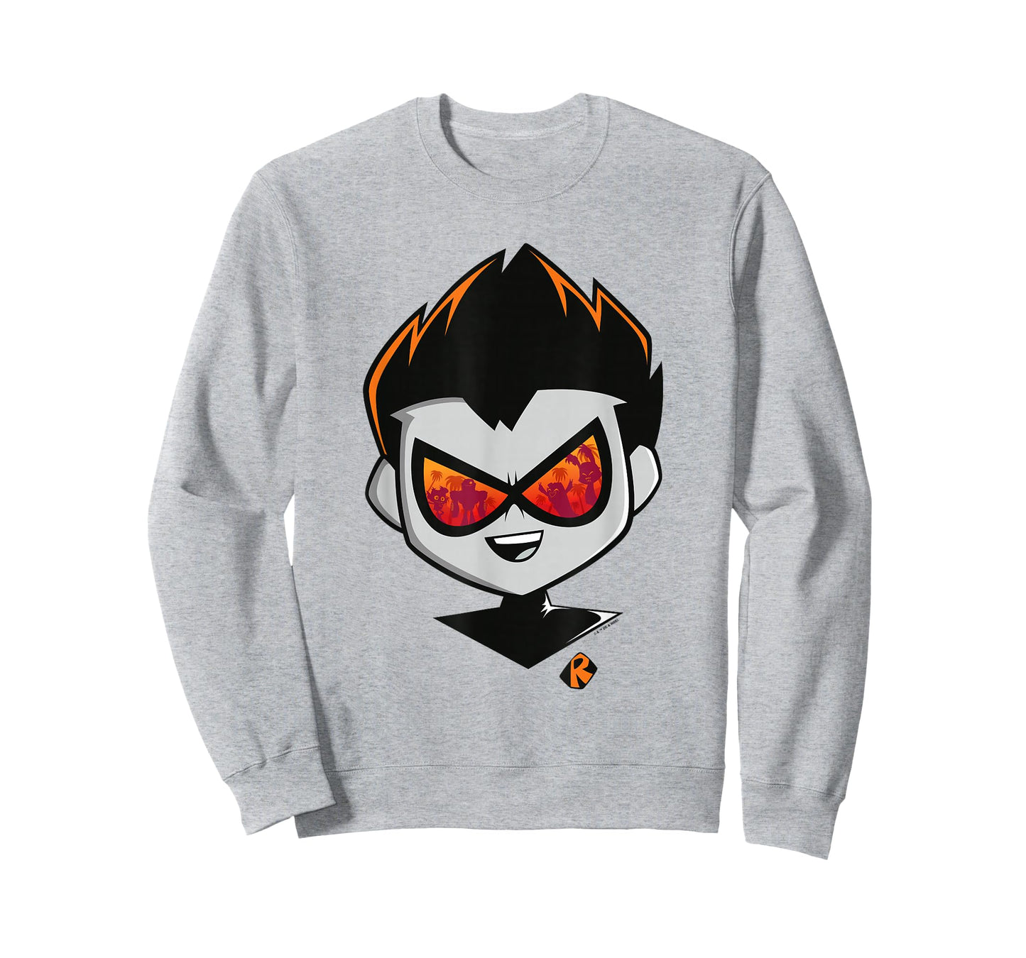 Teen Titans Go! To The Movies Retro Robin Hollywood Big Face T-Shirt