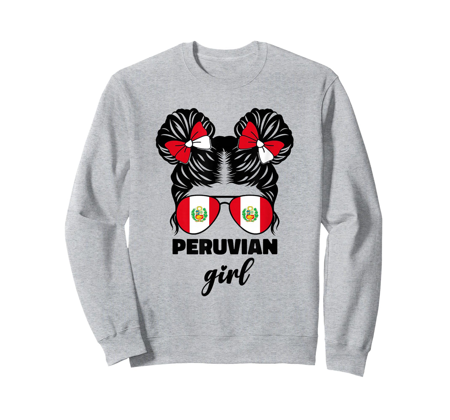Peruvian Girl for Kids Girls Toddler Peru Flag Peruana Perú T-Shirt