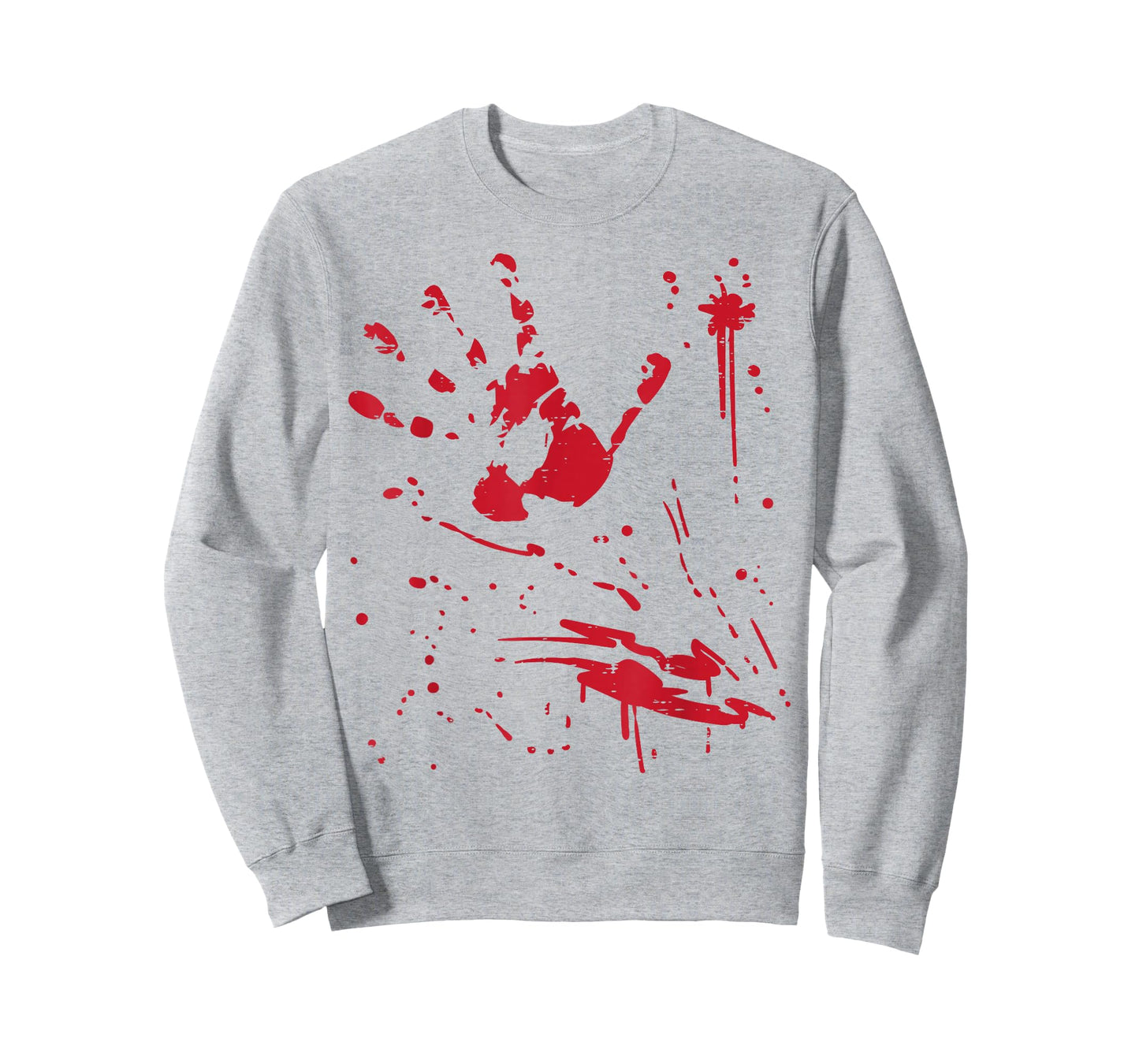 Bloody Handprint Funny Halloween Costume Men Women Kids T-Shirt