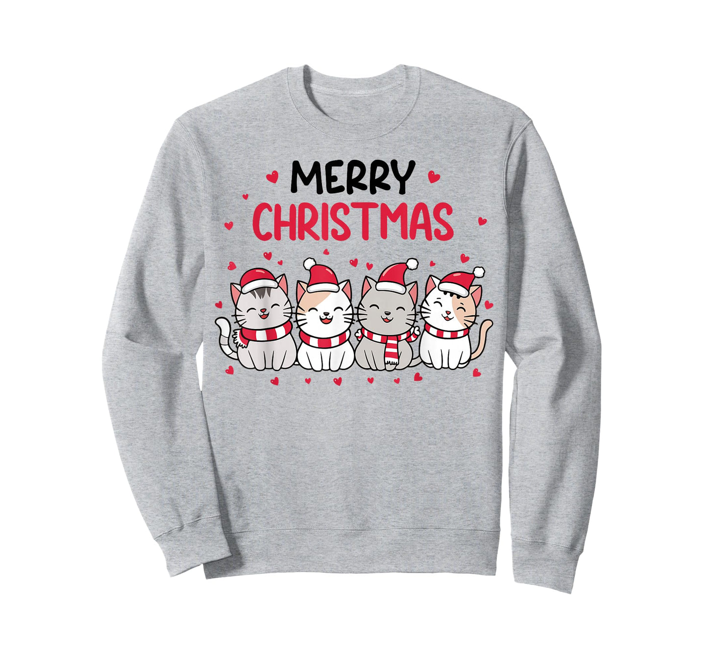 Merry Catmas Merry Christmas Tree Cat Lover Cat Mom Cat Dad T-Shirt