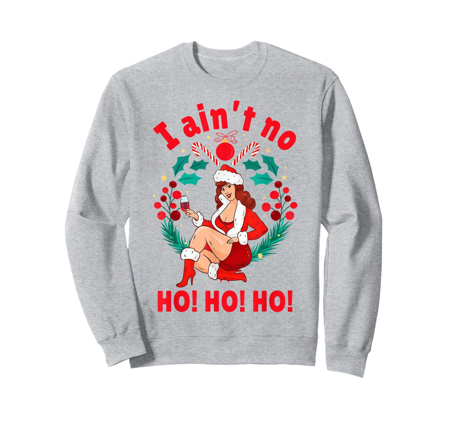 Womens I Aint no Ho Ho Ho Shirt I Ain't no Ho Ho Ho T-Shirt