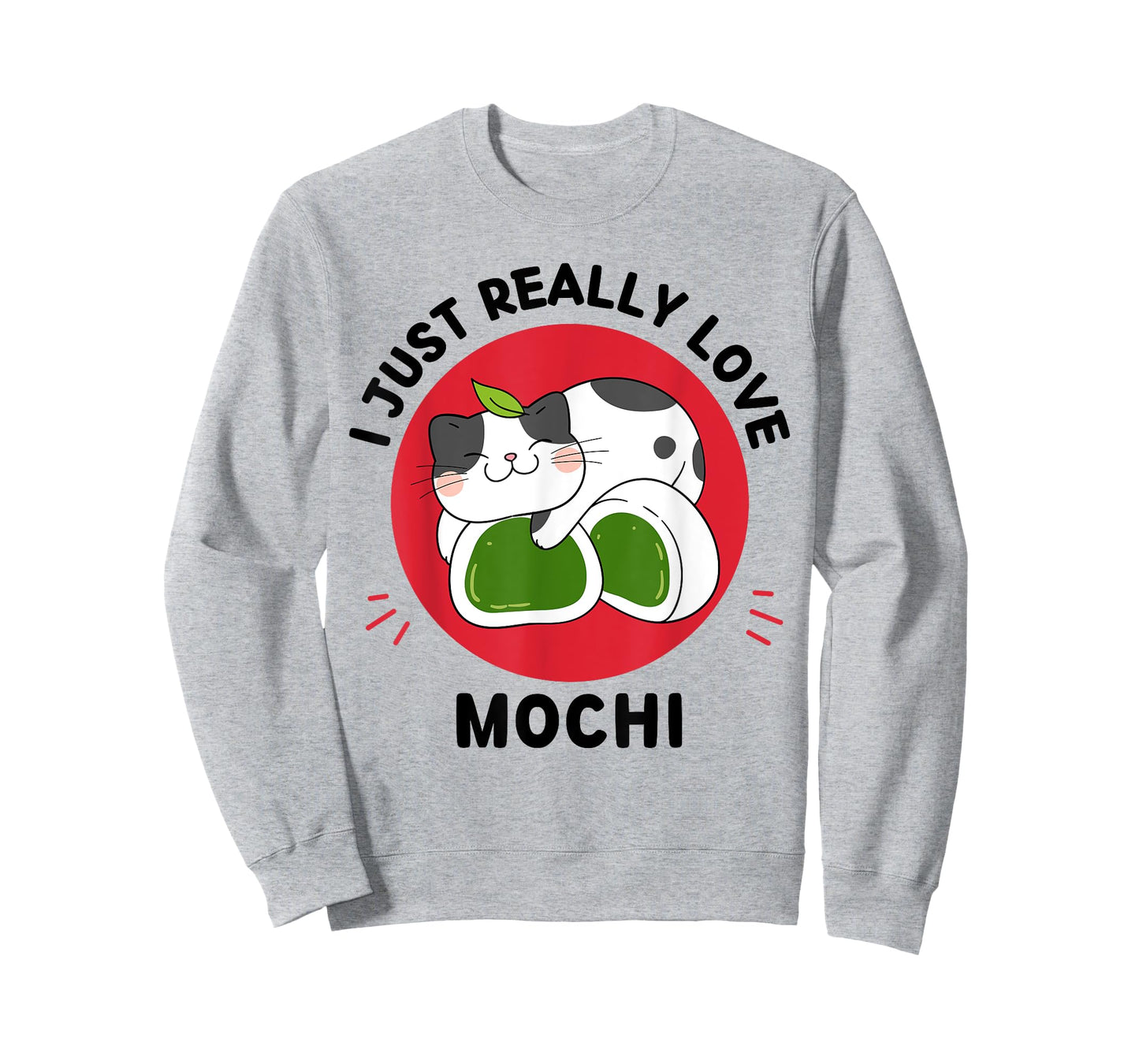 Kawaii Cat I Just Really Love Cute Cat Mochi Lover T-Shirt