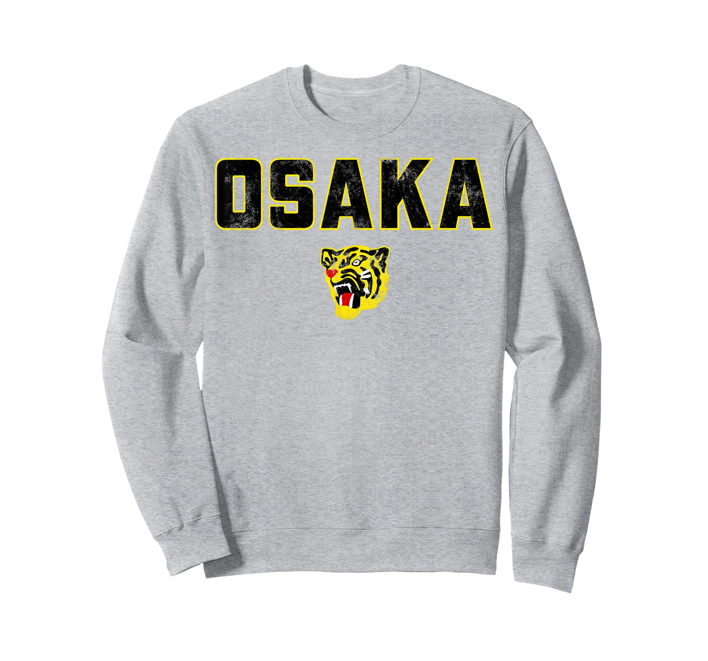 Osaka Tigers Vintage Japanese Baseball (Black) T-Shirt