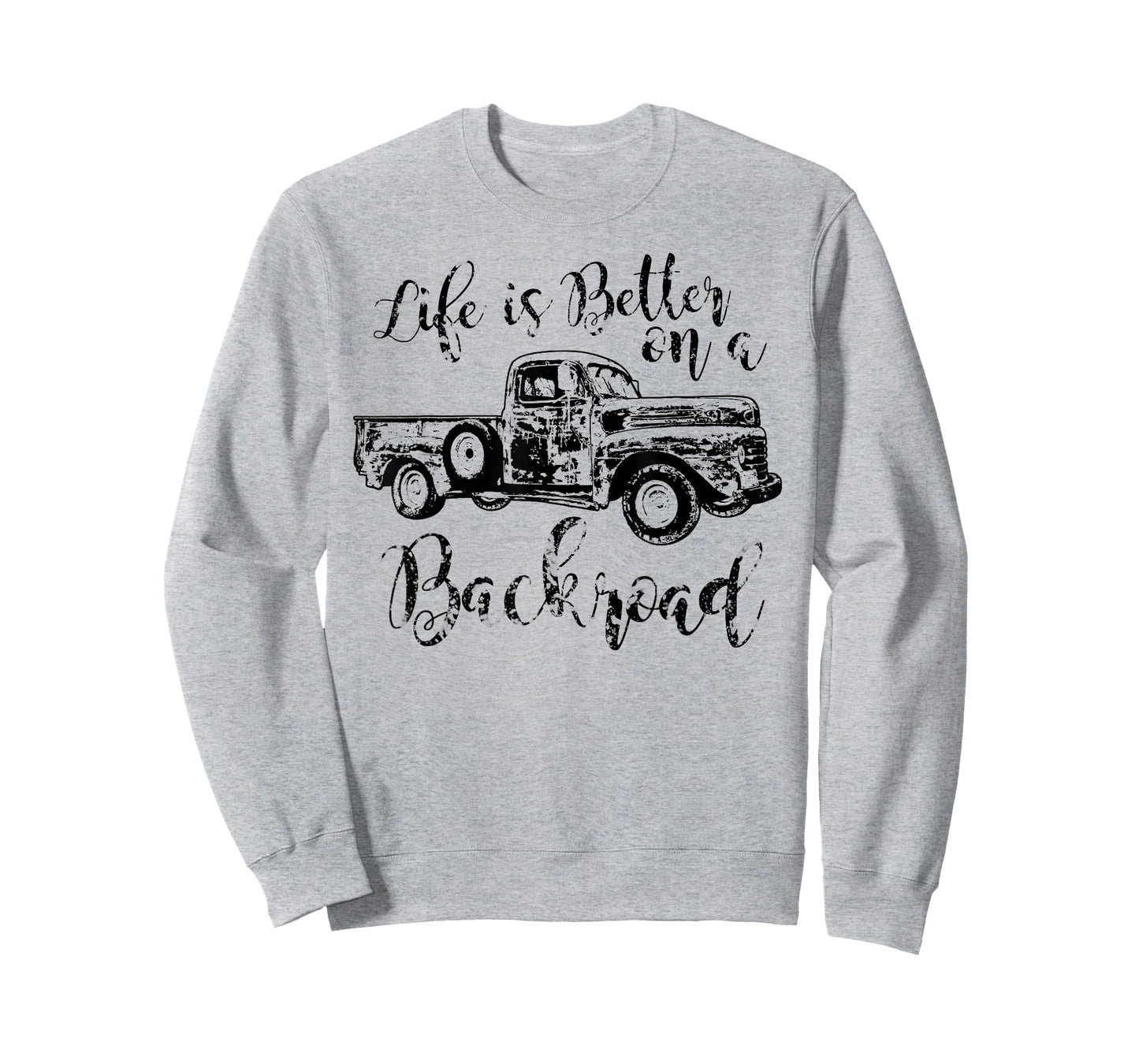Life is better on a backroad country southern woman Vintage T-Shirt