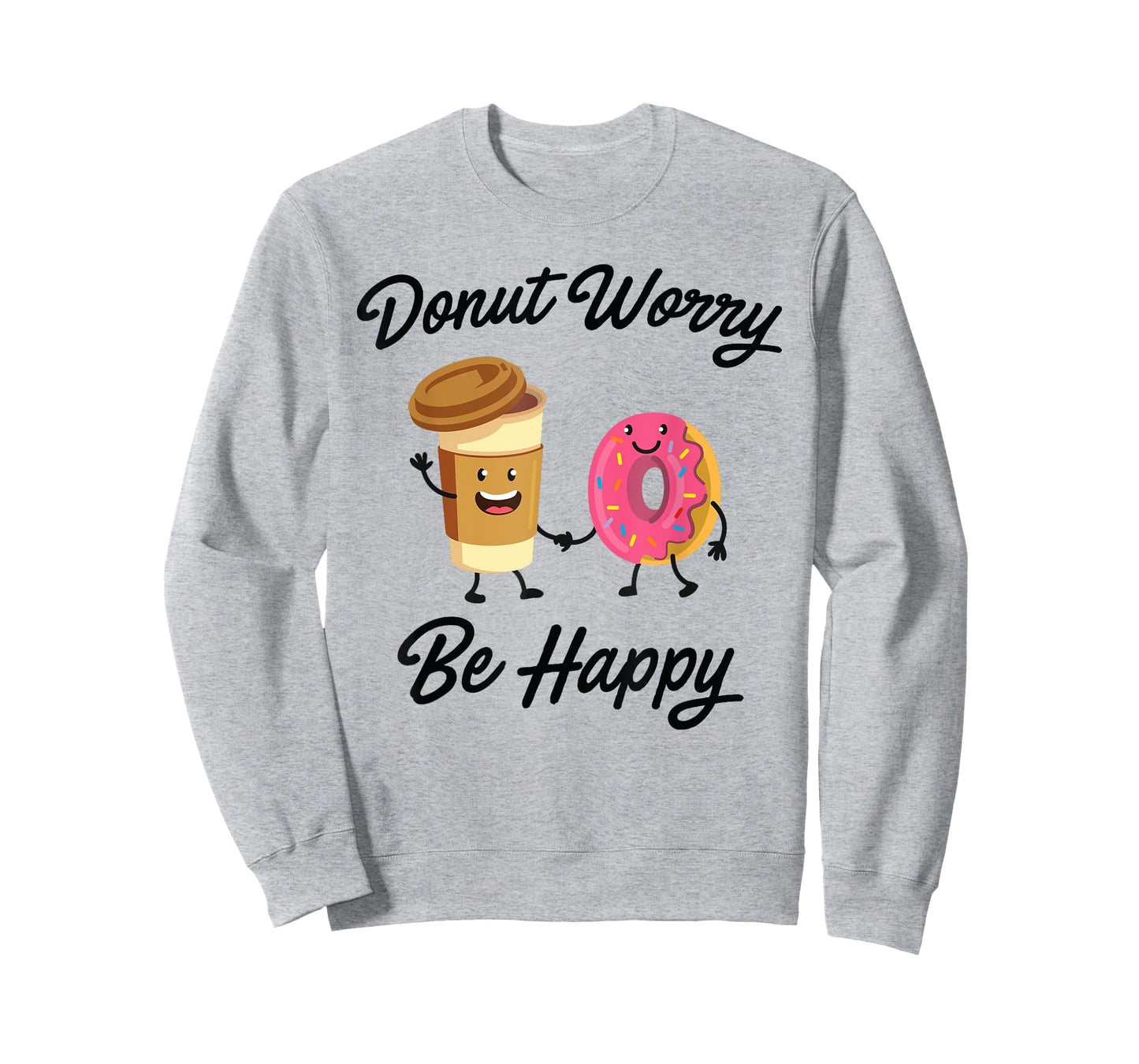 Donut Worry Be Happy T-shirt (Donut Shirt) T-Shirt