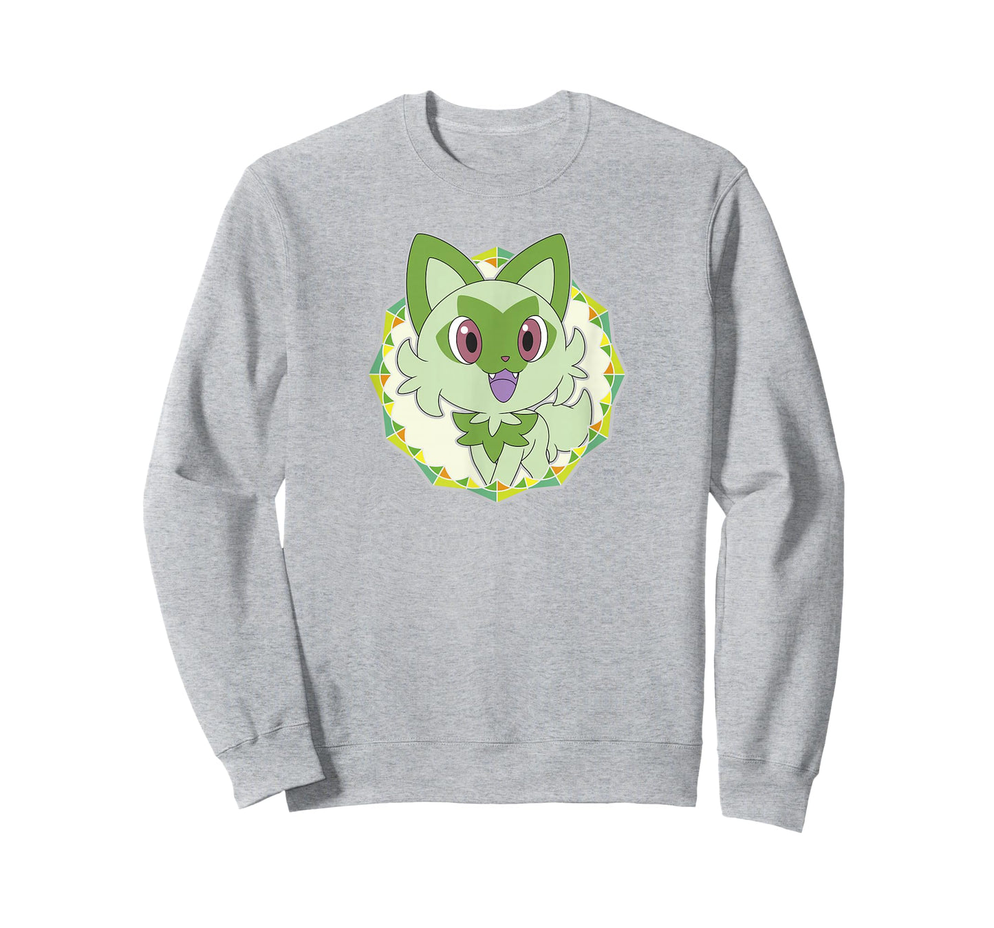 Pokémon Sprigatito Sparkle Geometric Portrait Icon T-Shirt