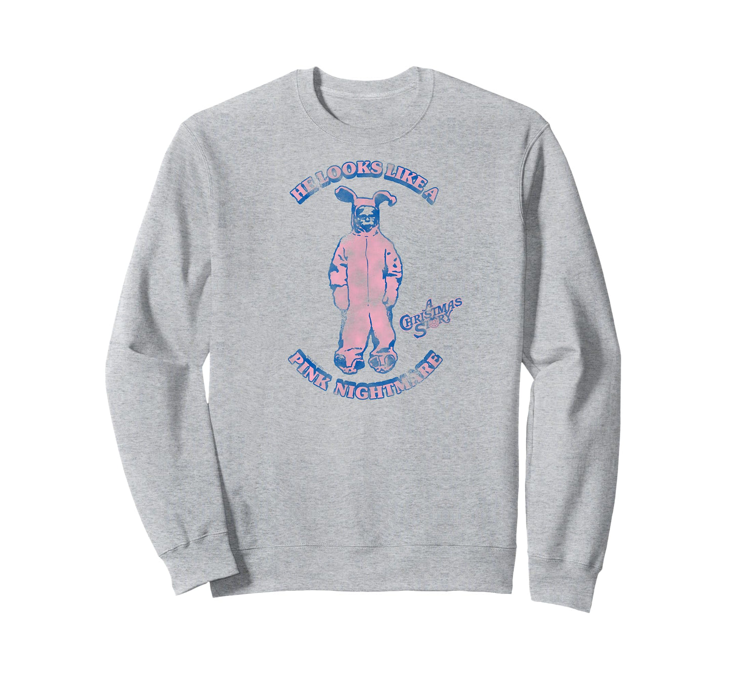 A Christmas Story Ralphie Looks Like A Pink Nightmare Funny T-Shirt
