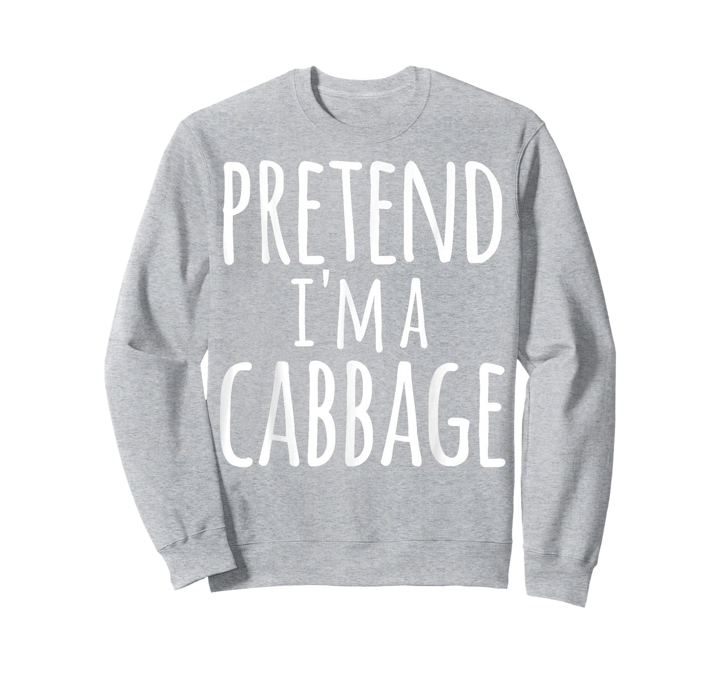 Funny Easy Lazy Halloween PRETEND I'M A CABBAGE Costume T-Shirt