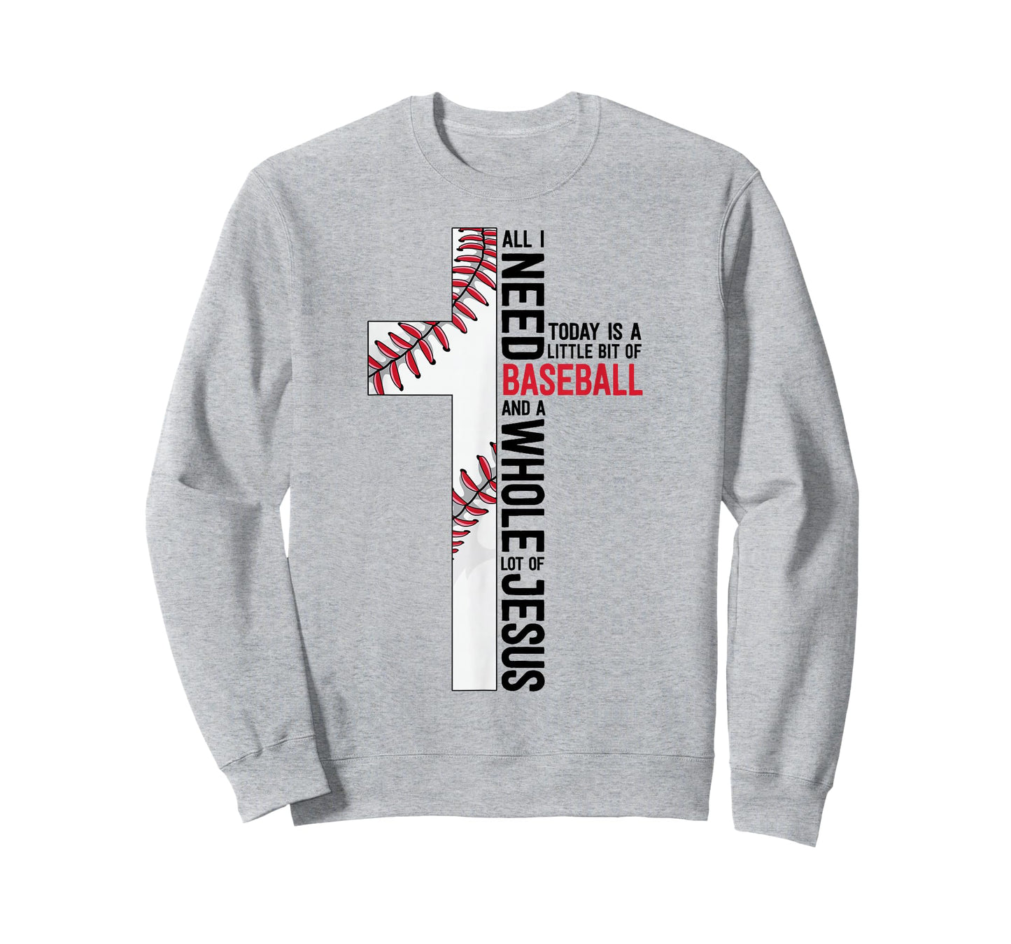 I Need Baseball And Jesus Sports Mom Gift Christian Cross T-Shirt