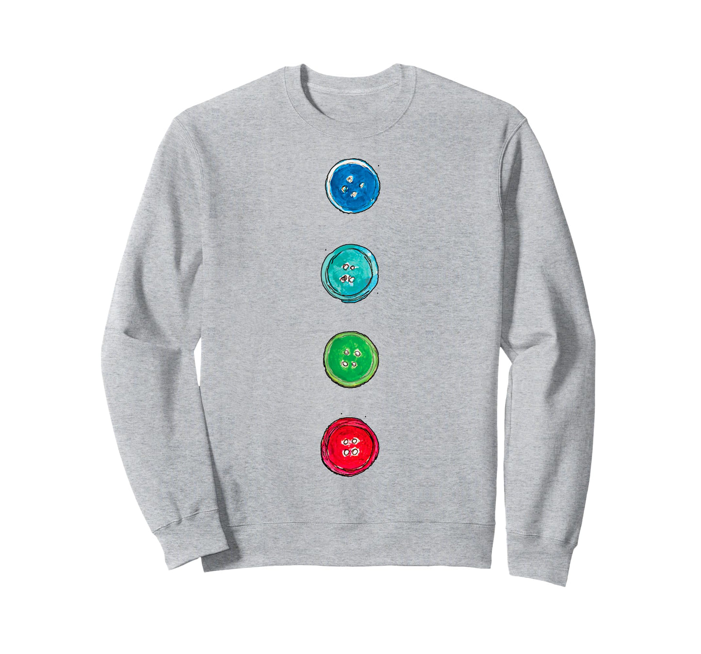 Four Groovy Buttons Blue Cat Funny Halloween Costume Kids T-Shirt