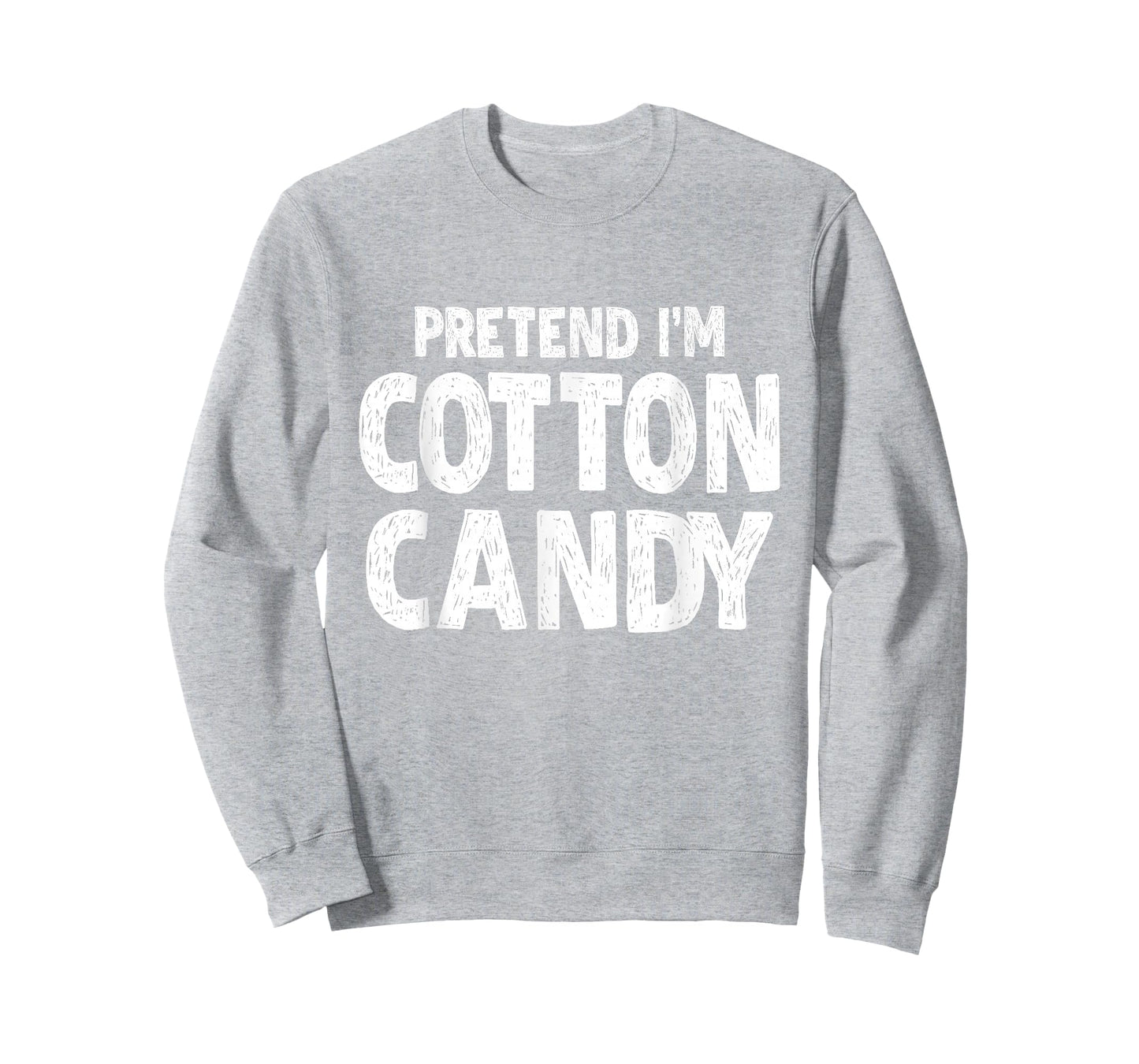 Pretend I'm Cotton Candy Easy Halloween Costume Blue T-Shirt
