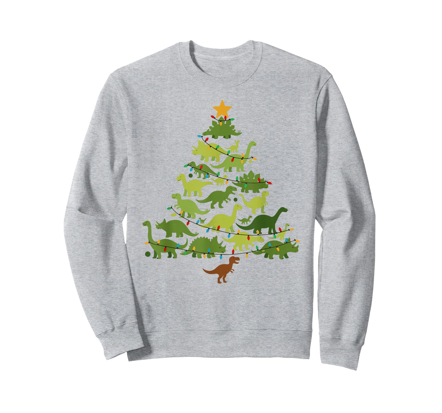 Dinosaurs Christmas Tree Merry Dinomas Santa Xmas Boys Kids T-Shirt