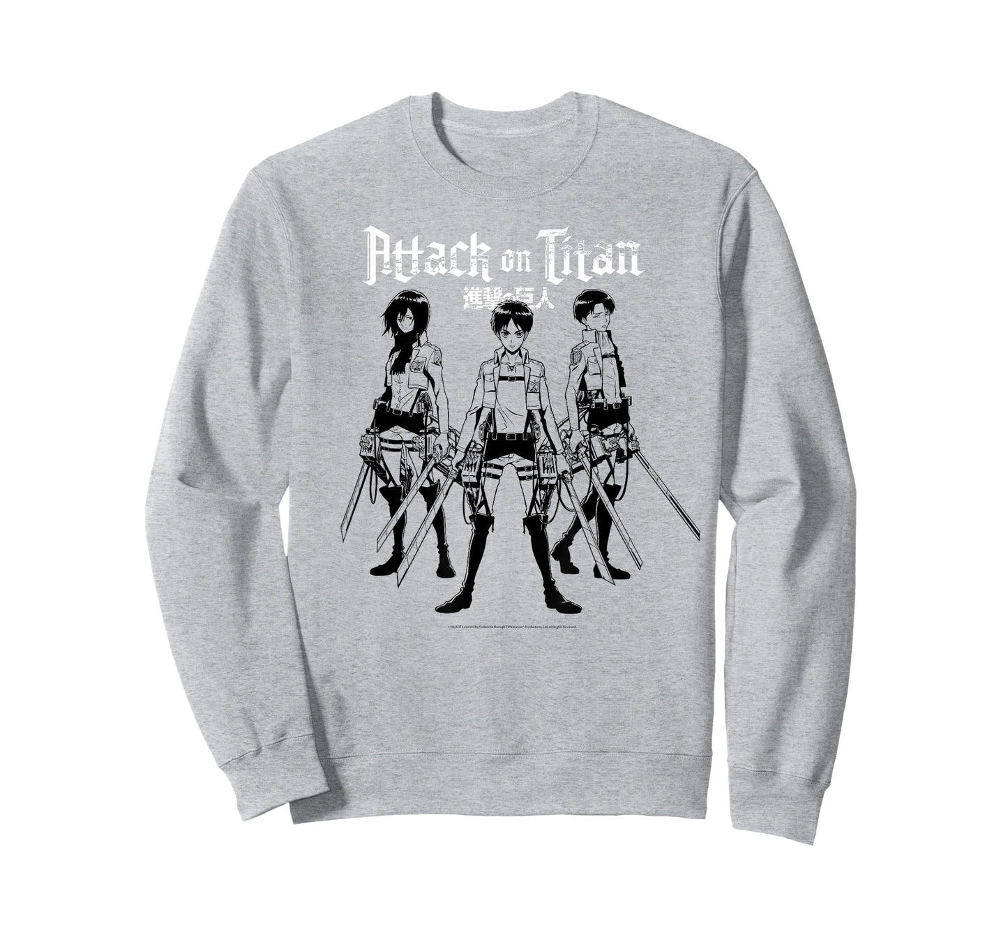 Attack on Titan Training Corps Trio Linear Anime T-Shirt