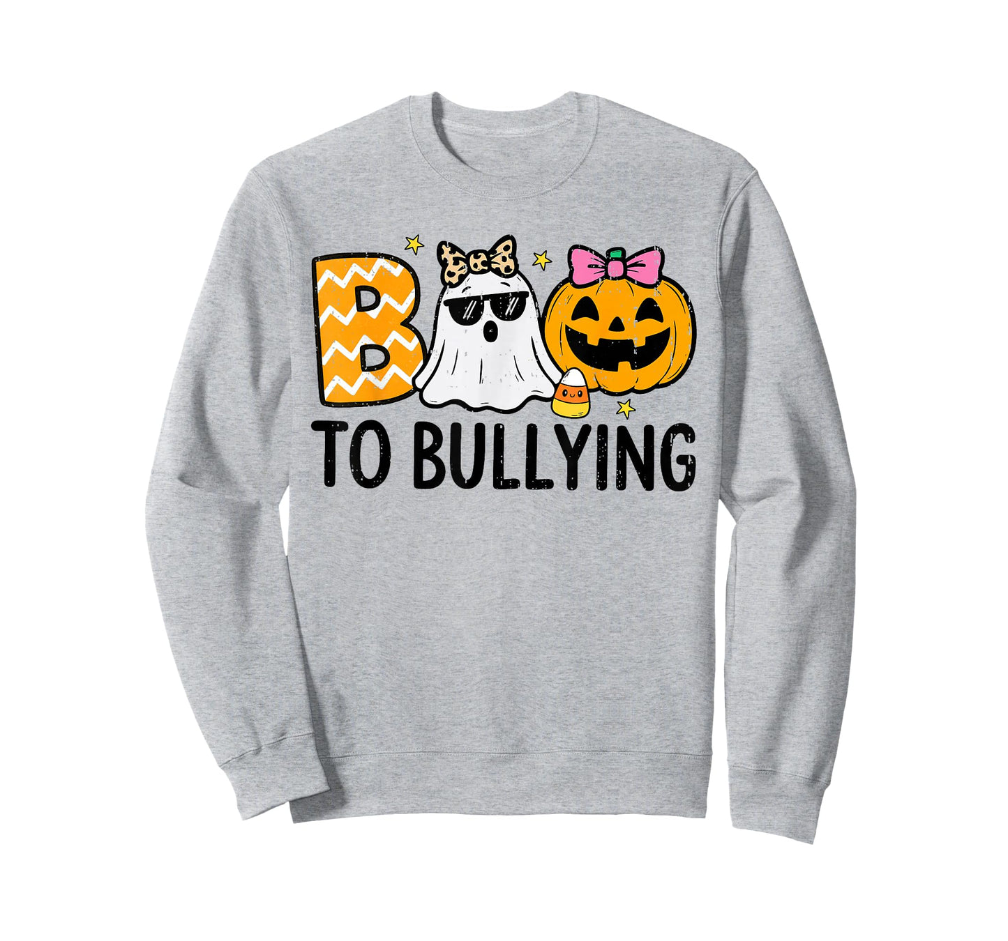 Unity Day Orange Ghost Boo Anti Bullying Halloween Teen Girl T-Shirt