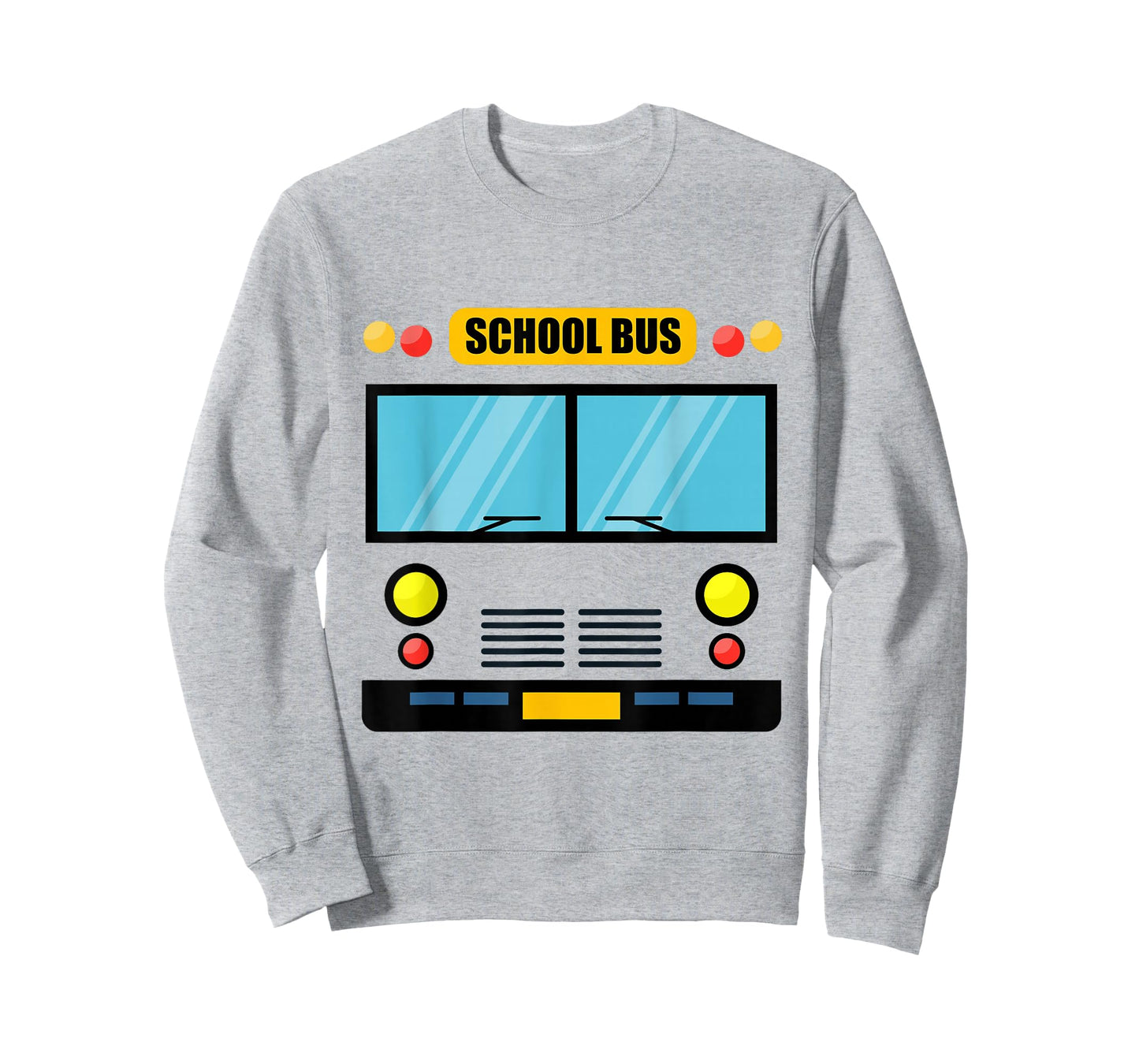 School Bus Costume Cool Easy Vehicle Halloween T-Shirt