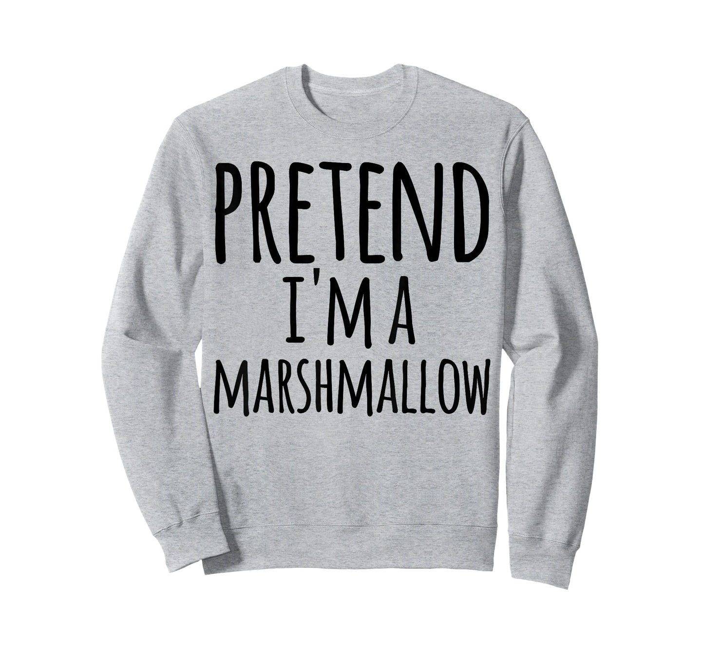 Pretend I'm A Marshmallow Costume Halloween Funny Lazy Easy T-Shirt