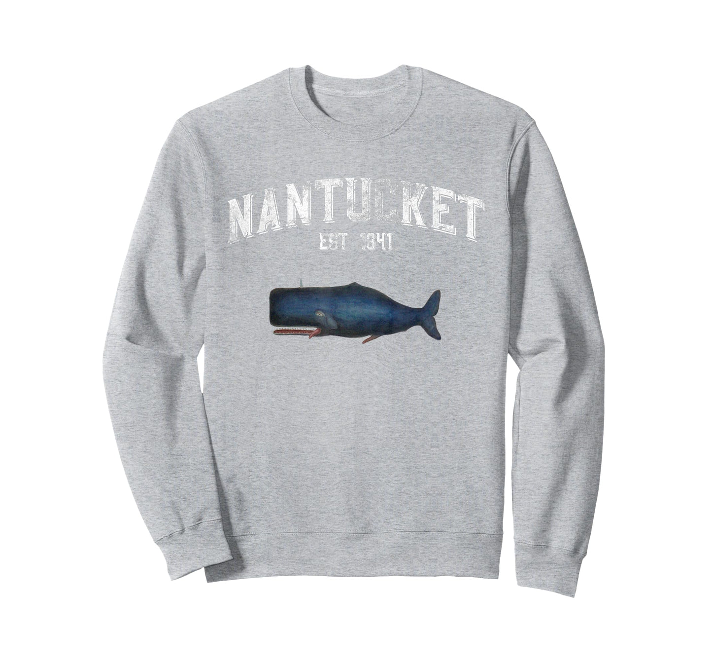 Nantucket Massachusetts Vintage Style Whale T Shirt T-Shirt