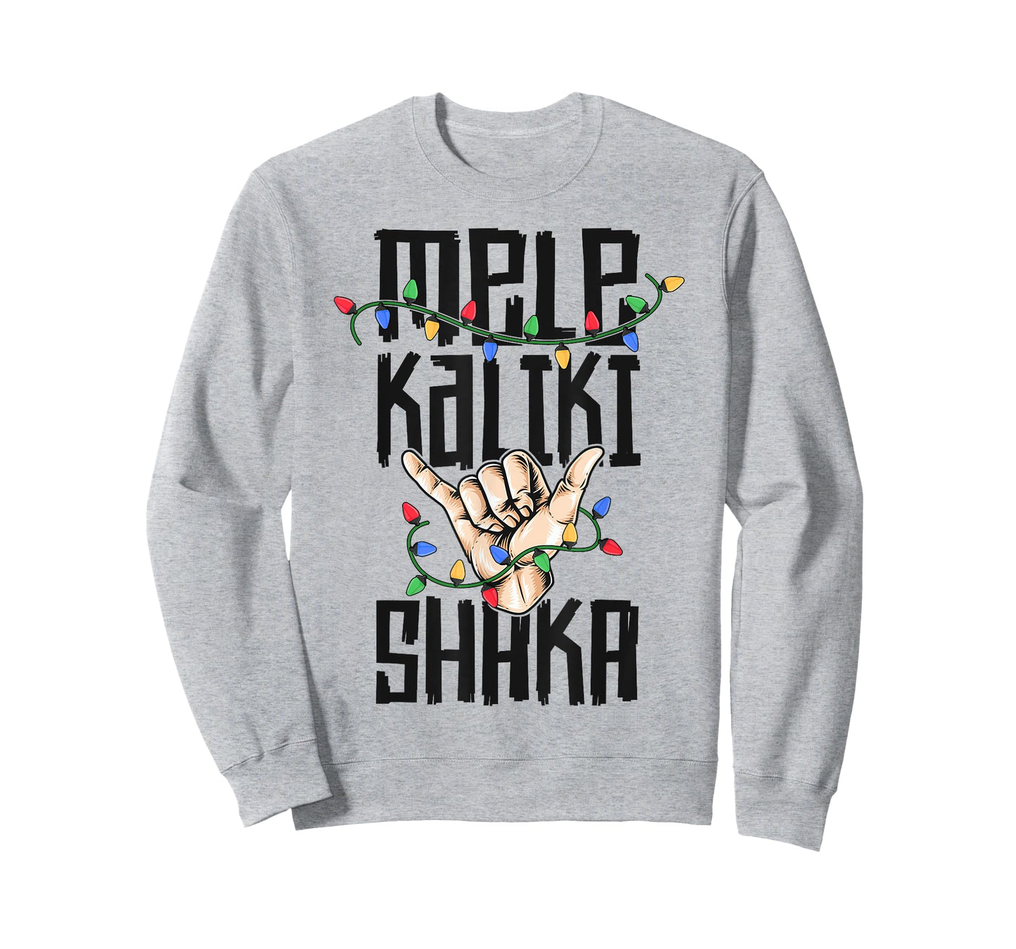 Mele Kalki Shaka Hawaiian Christmas shirt Kalikimaka Hawaii T-Shirt