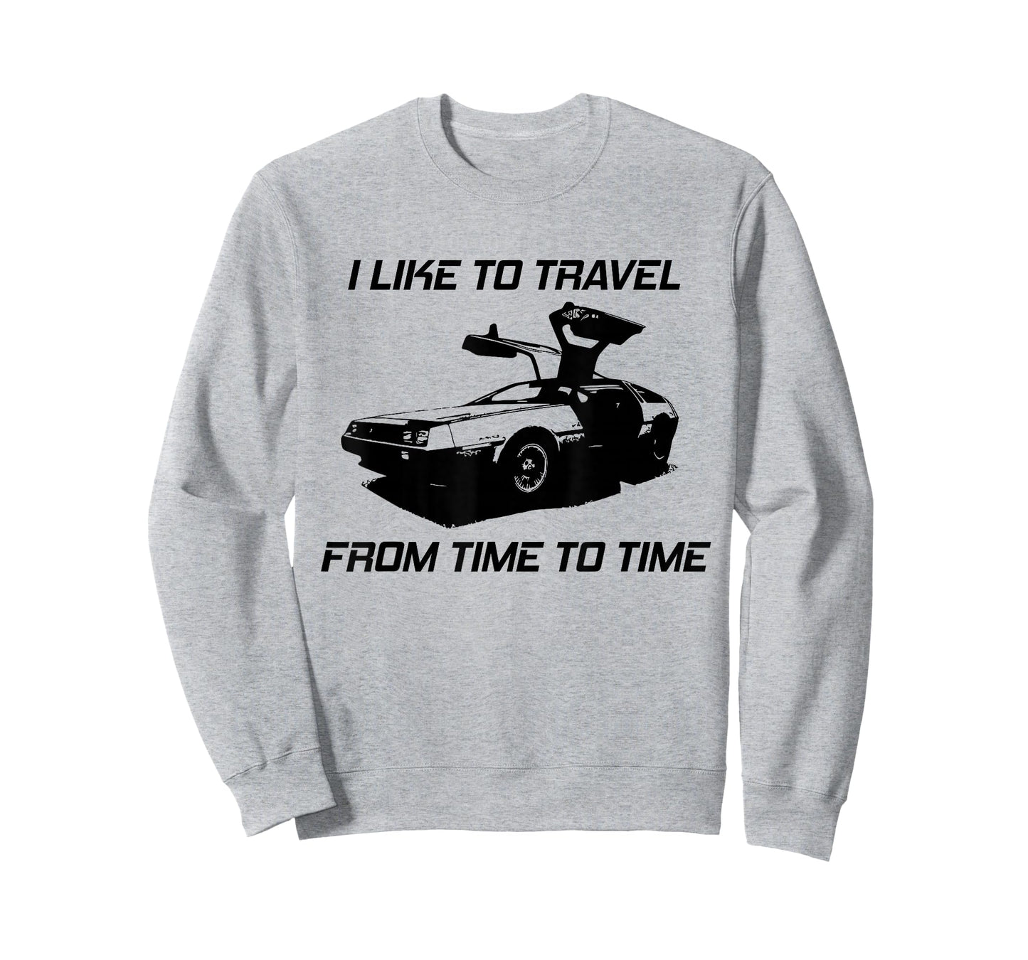 I Like To Travel From Time To Time. Funny Retro Car Vacation T-Shirt