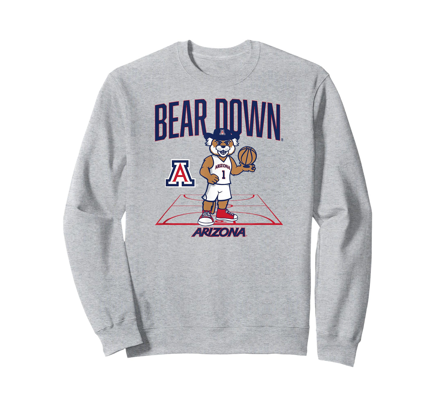 Arizona Basketball: Mascot Court T-Shirt