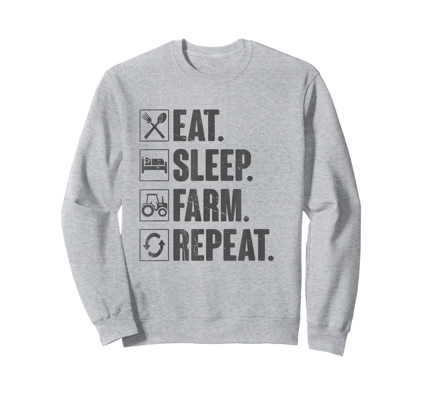 Eat Sleep Farm Repeat - Funny Farmer Farming Gift T-Shirt