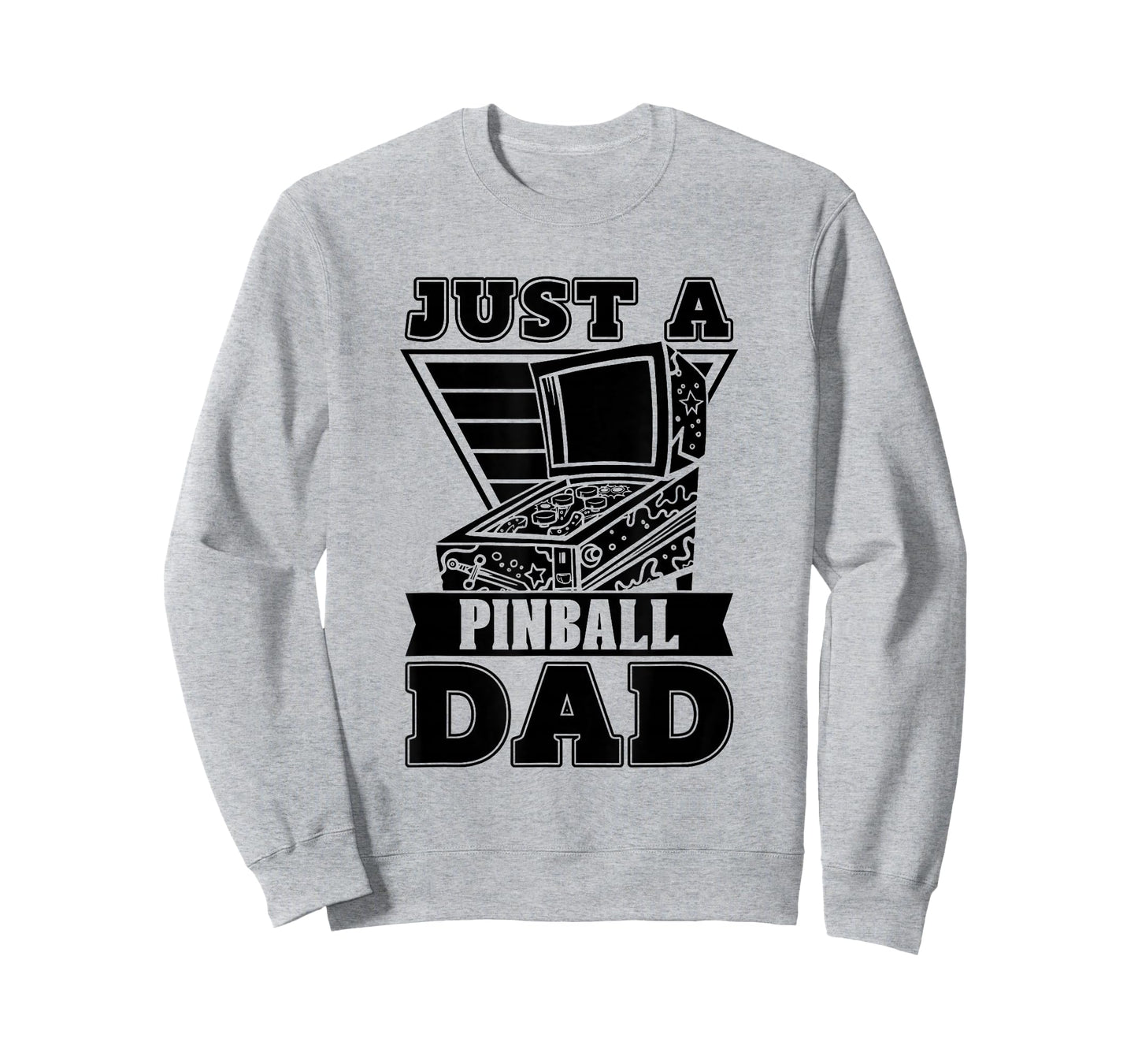 Pinball Father Arcade Game Retro Machine Just A Pinball Dad T-Shirt