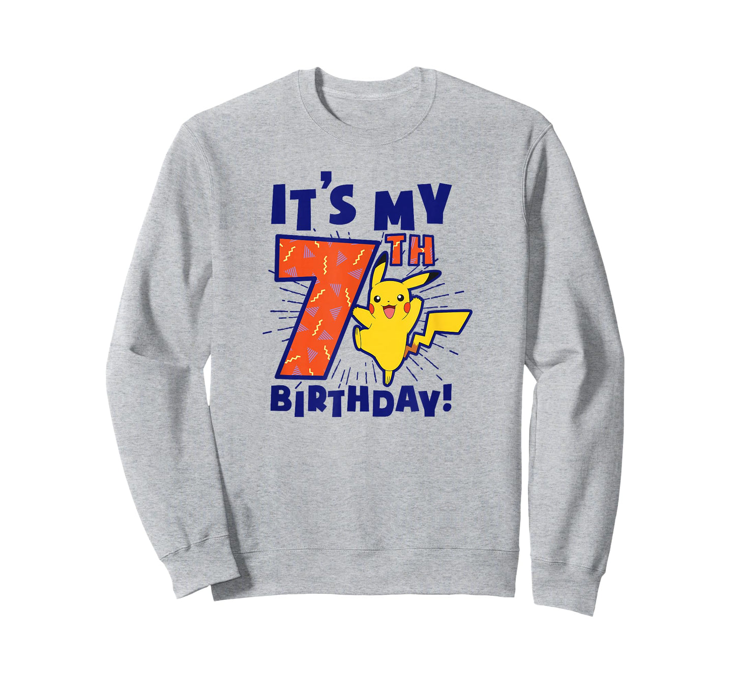 Pokémon Pikachu It's My 7th Birthday Awesome Celebration T-Shirt