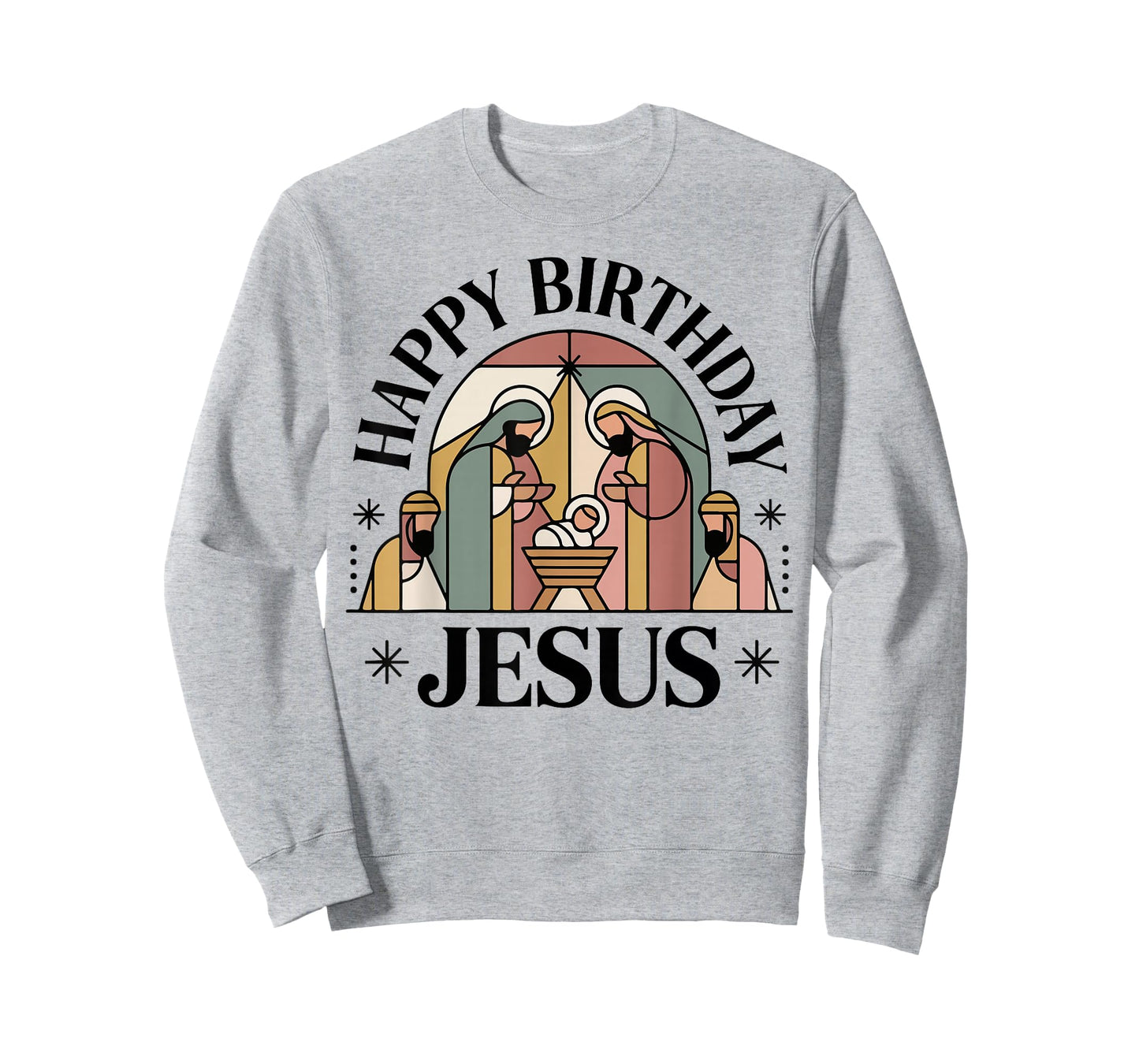 Happy Birthday Jesus Christmas Christian Outfit Toddler Girl T-Shirt