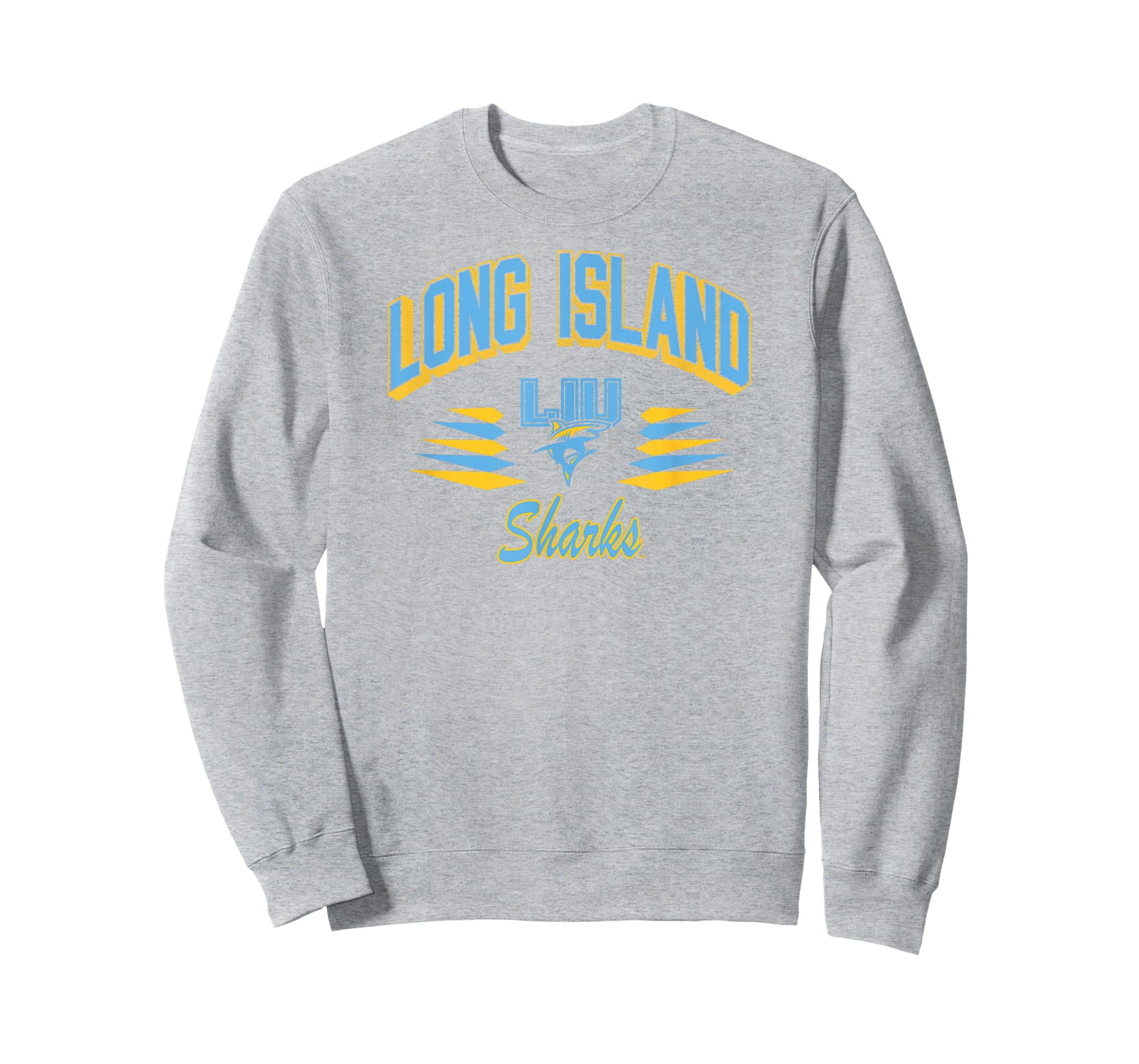 Long Island Sharks Retro Diamond White Officially Licensed T-Shirt