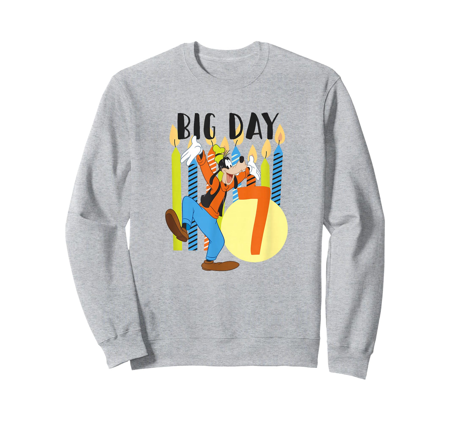 Disney Goofy Birthday Big Day 7 Years Old T-Shirt