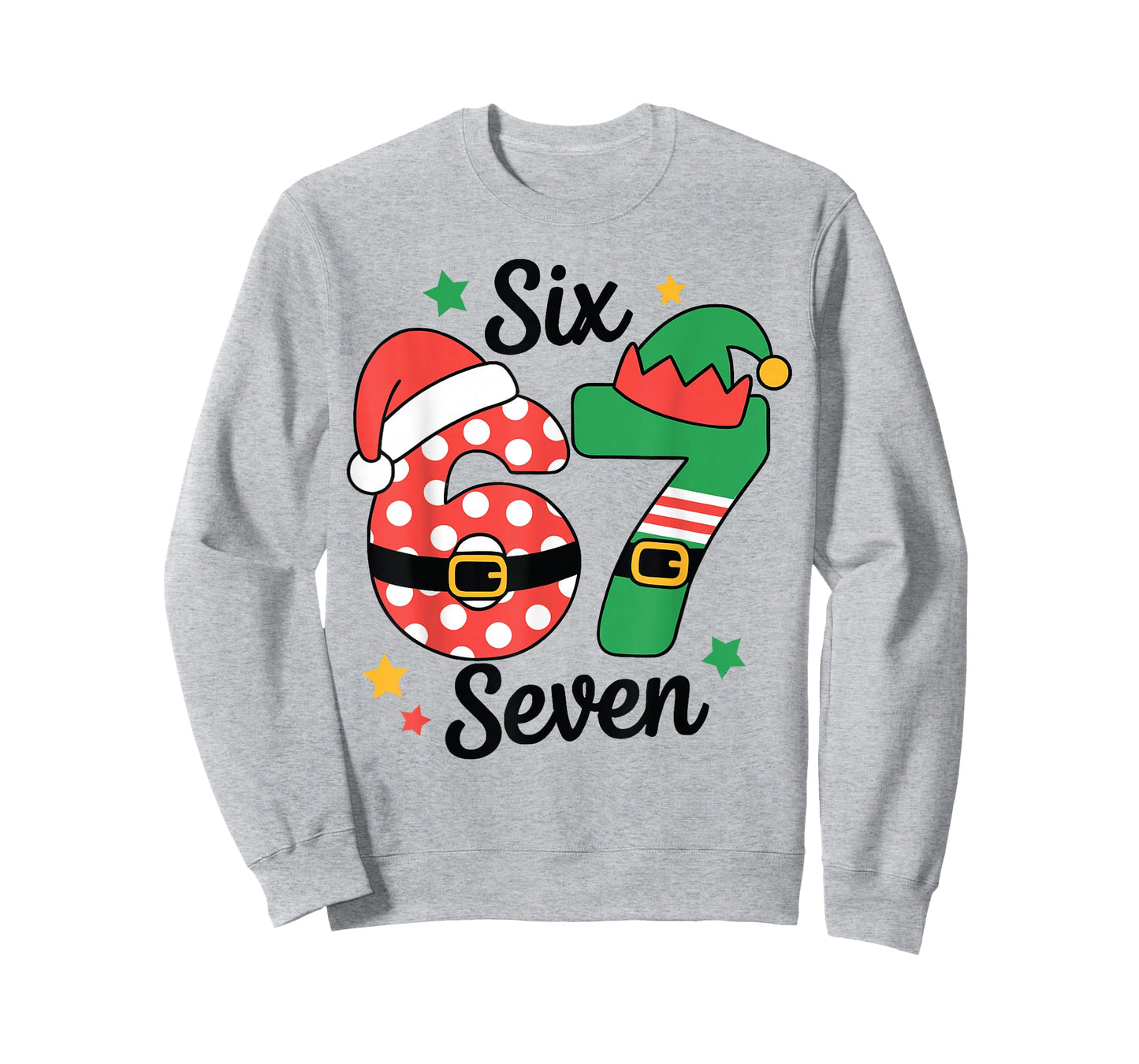 Funny 67 Christmas Costume Pajamas Holiday Outfit T-Shirt