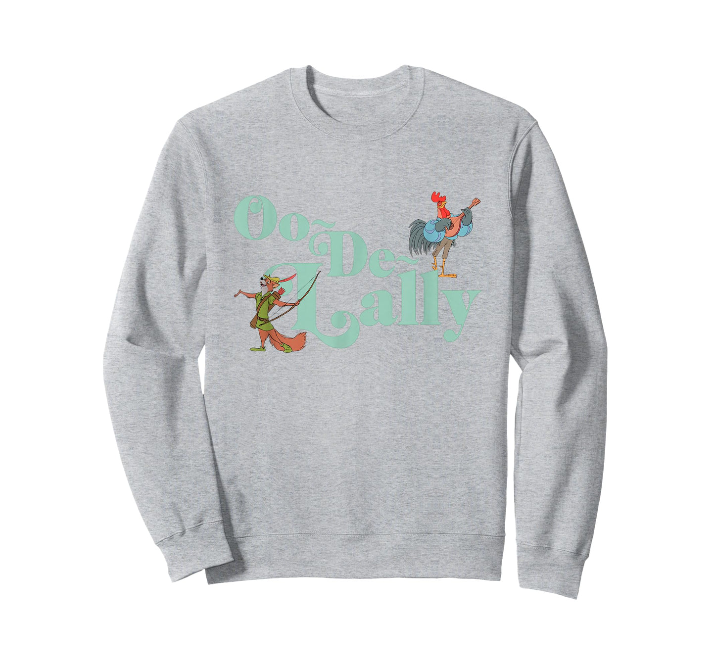 Disney Robin Hood Oo-De-Lally Iconic Quote Chest Text Logo T-Shirt