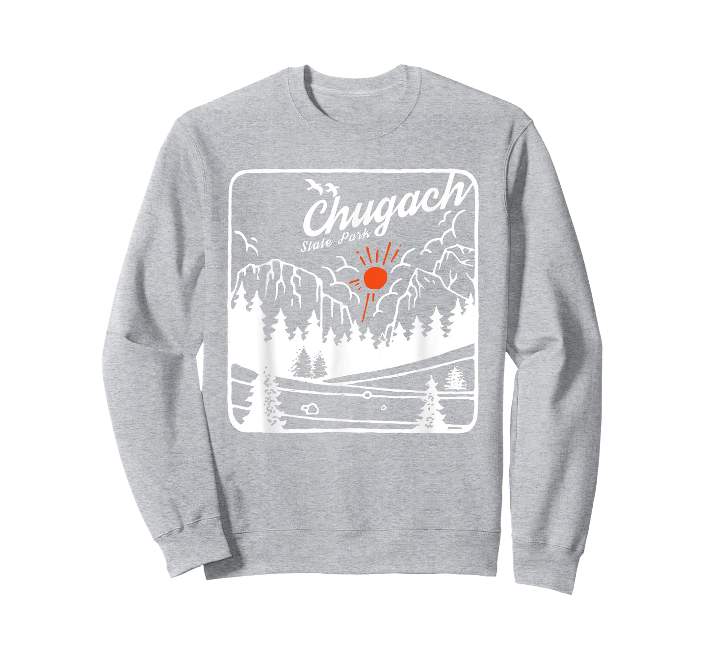 Chugach State Park Alaska Modern Cool AK T-Shirt
