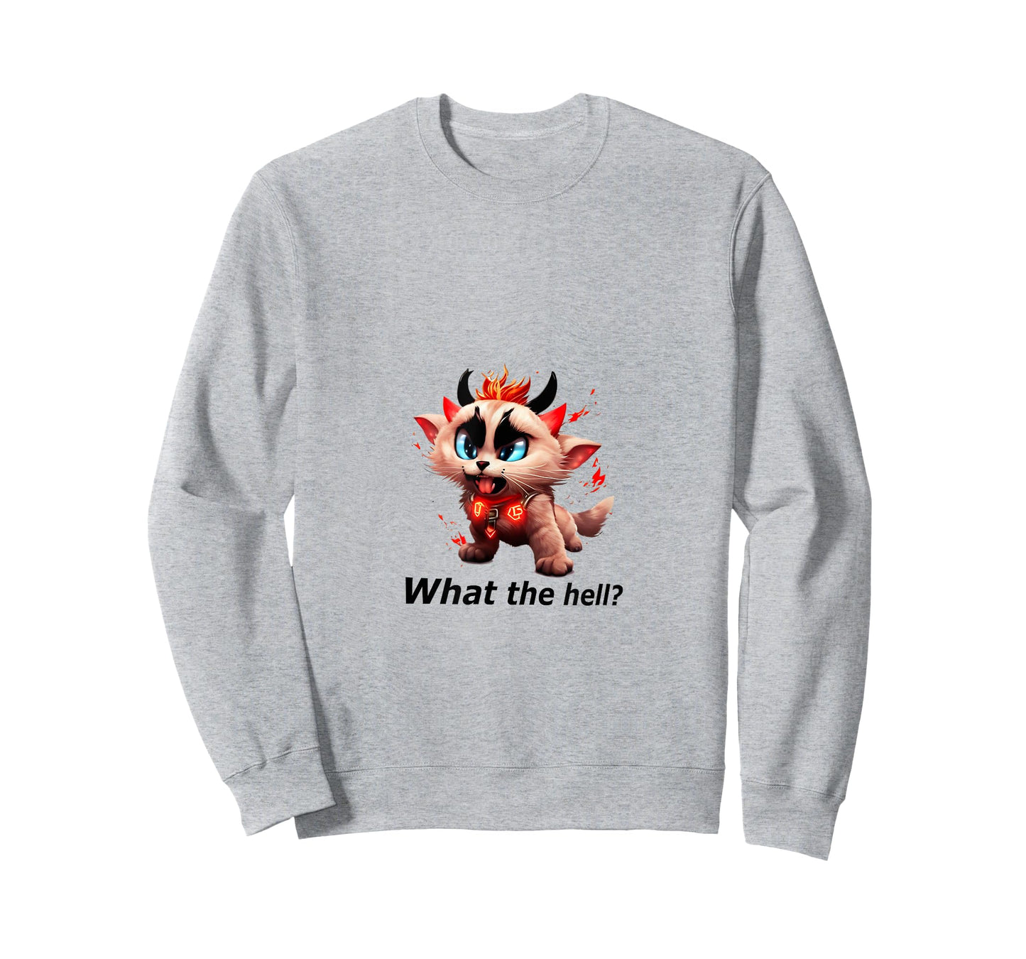 What the hell? Hell Cat - Devil Cat T-Shirt