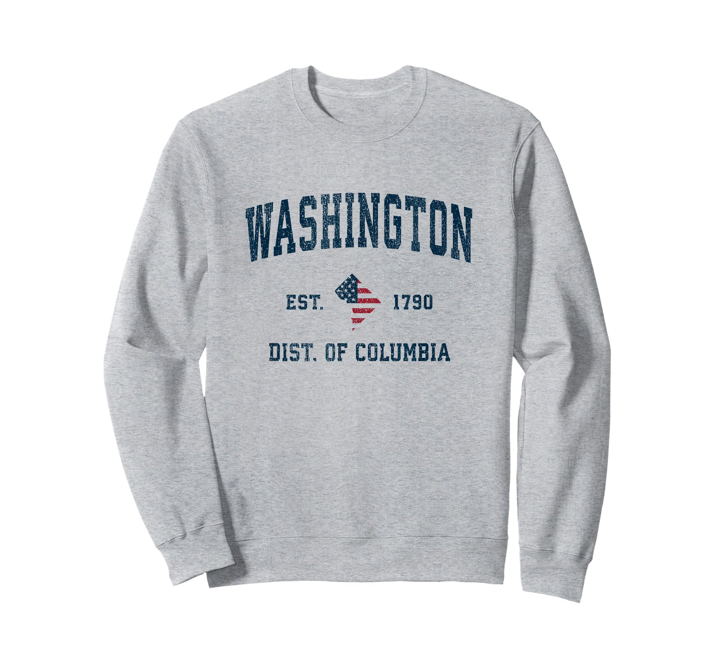 Washington DC Vintage American Flag USA Sports Design T-Shirt