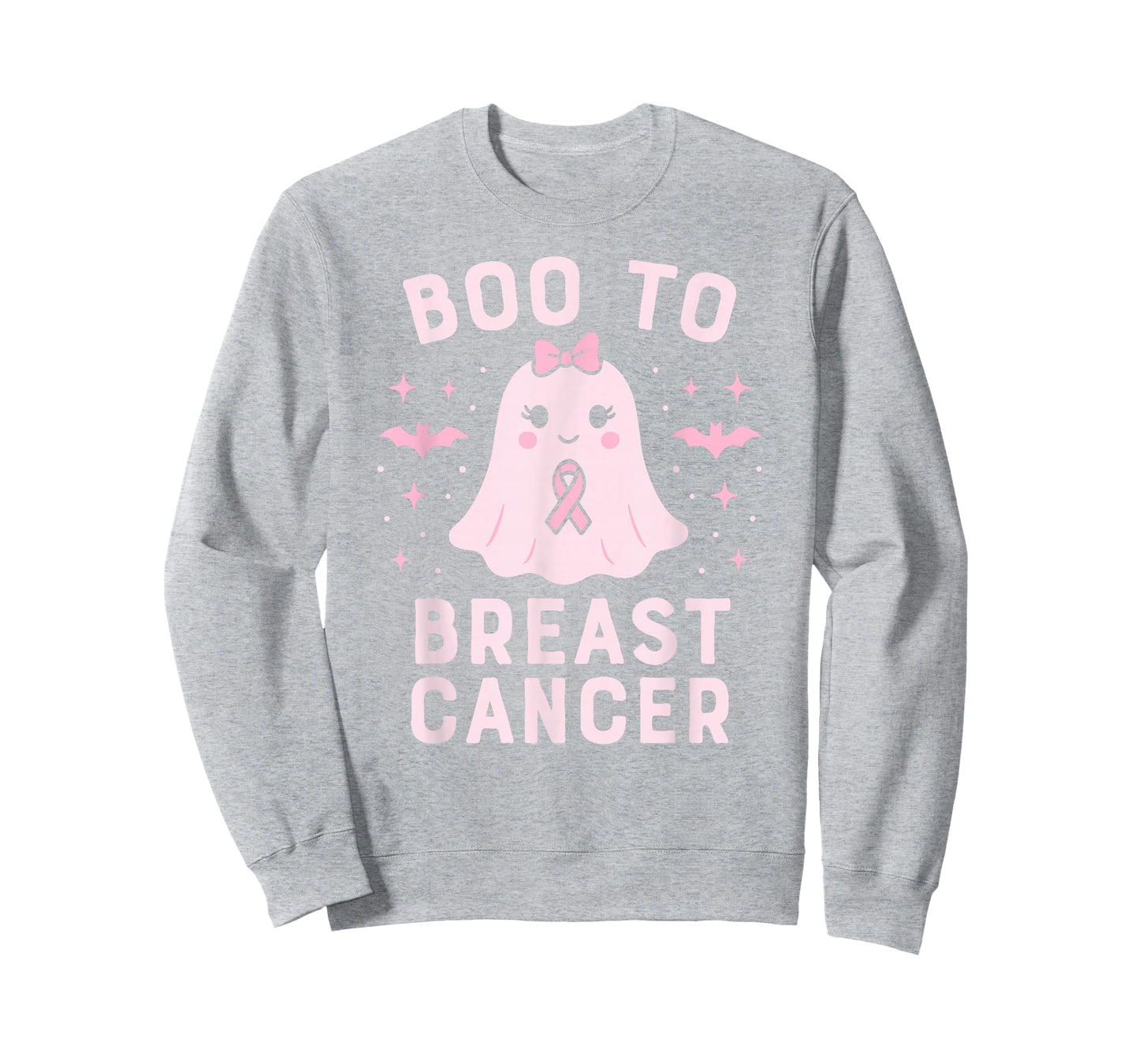 Boo to Breast Cancer Halloween Pink Ghost Awareness T-Shirt