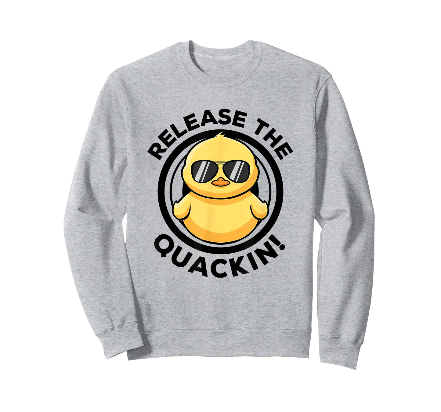Release The Quackin I Love Duck Lovers Funny Yellow Duck T-Shirt