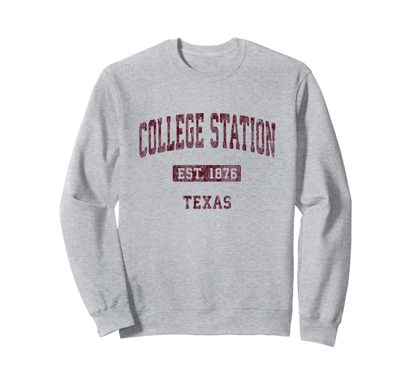 College Station Texas TX Vintage Athletic Sports Design T-Shirt