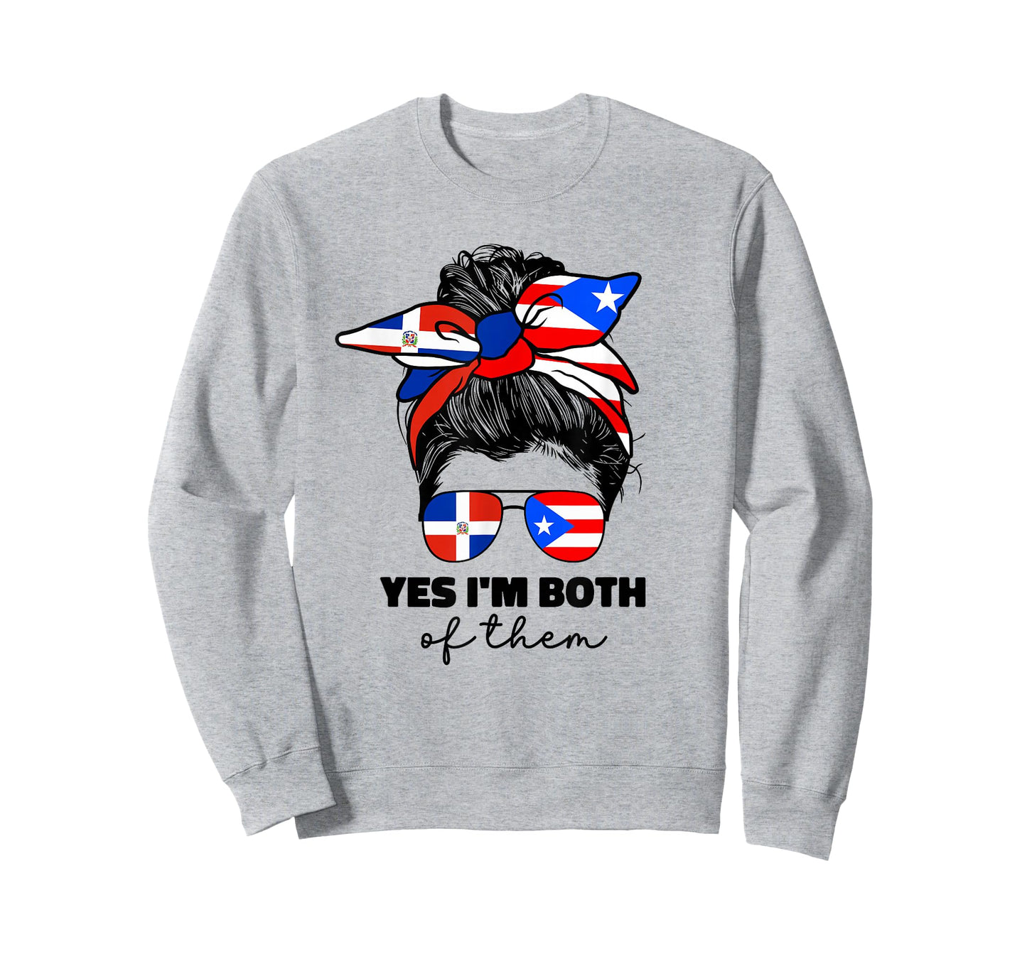 DominiRican Girl Women Dominican And Puerto Rican Rico Flag T-Shirt