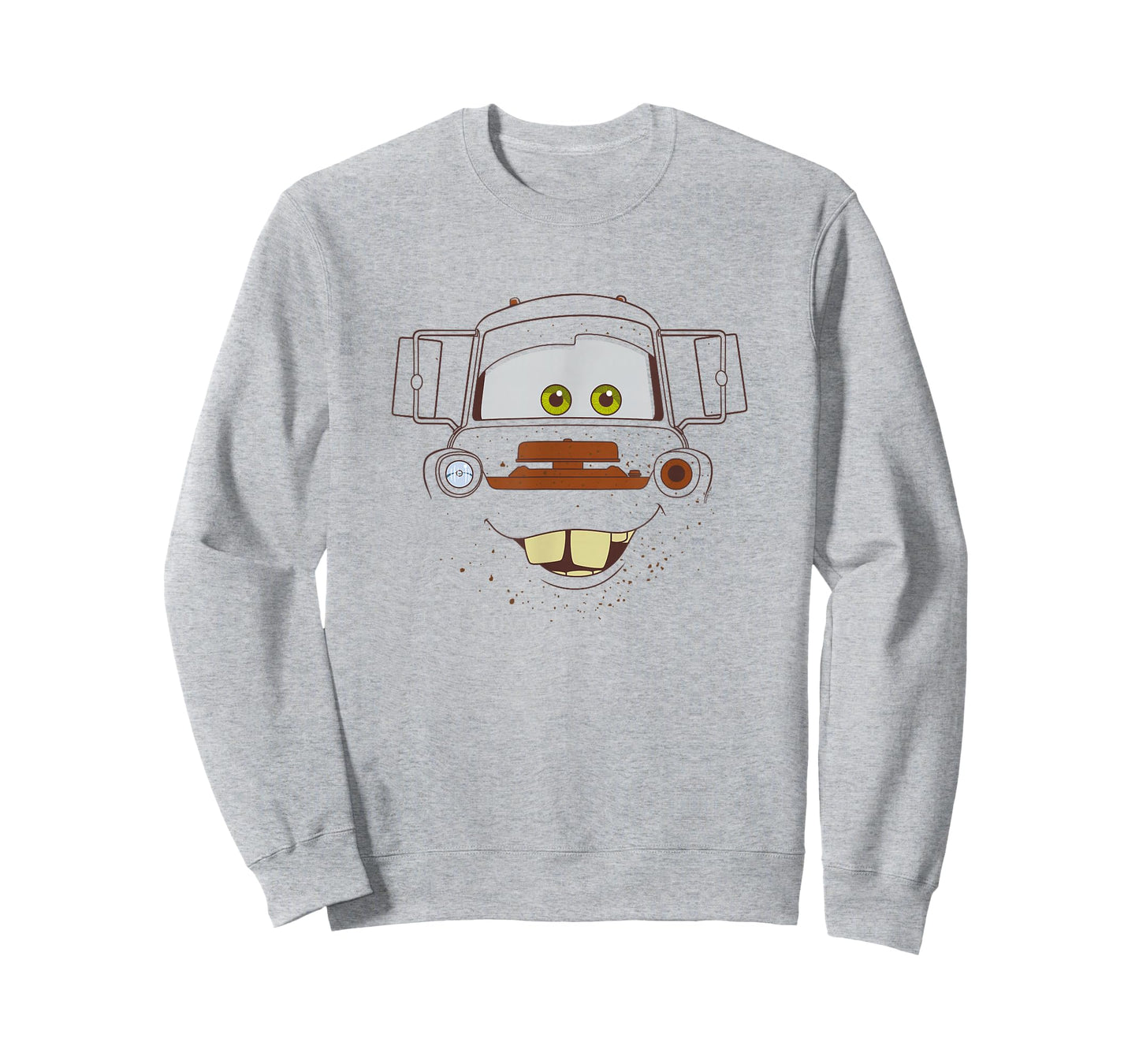 Disney Pixar Cars Tow Mater Big Face Outline Portrait T-Shirt