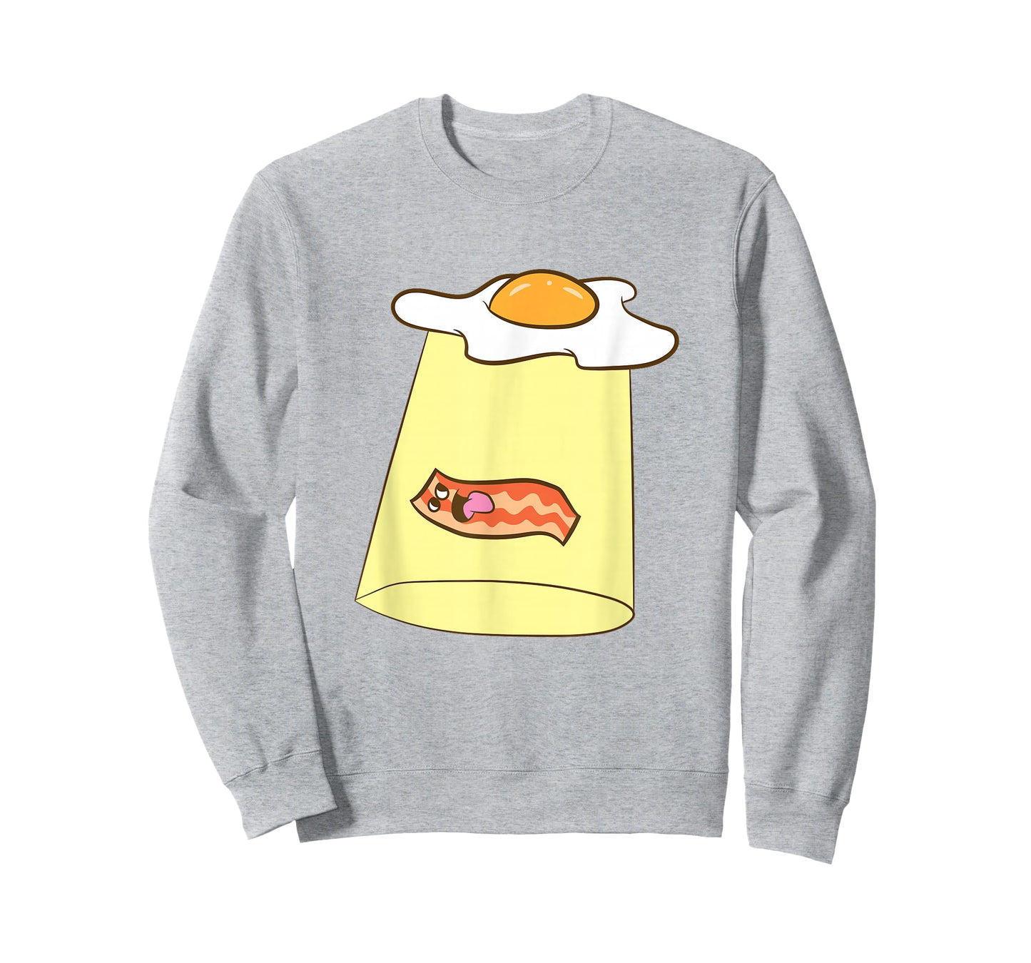 Egg And Bacon UFO Alien Bacon And Eggs Breakfast T-Shirt