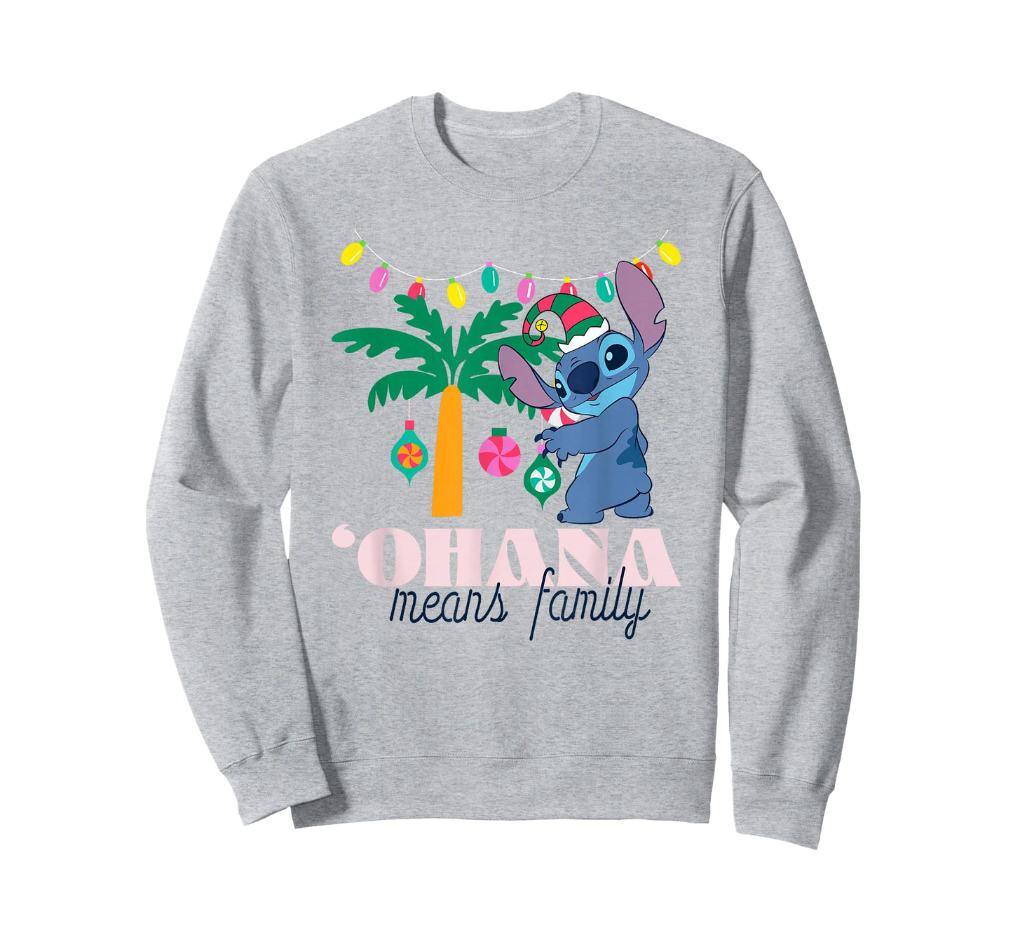 Disney Lilo & Stitch Christmas 'Ohana Means Family T-Shirt