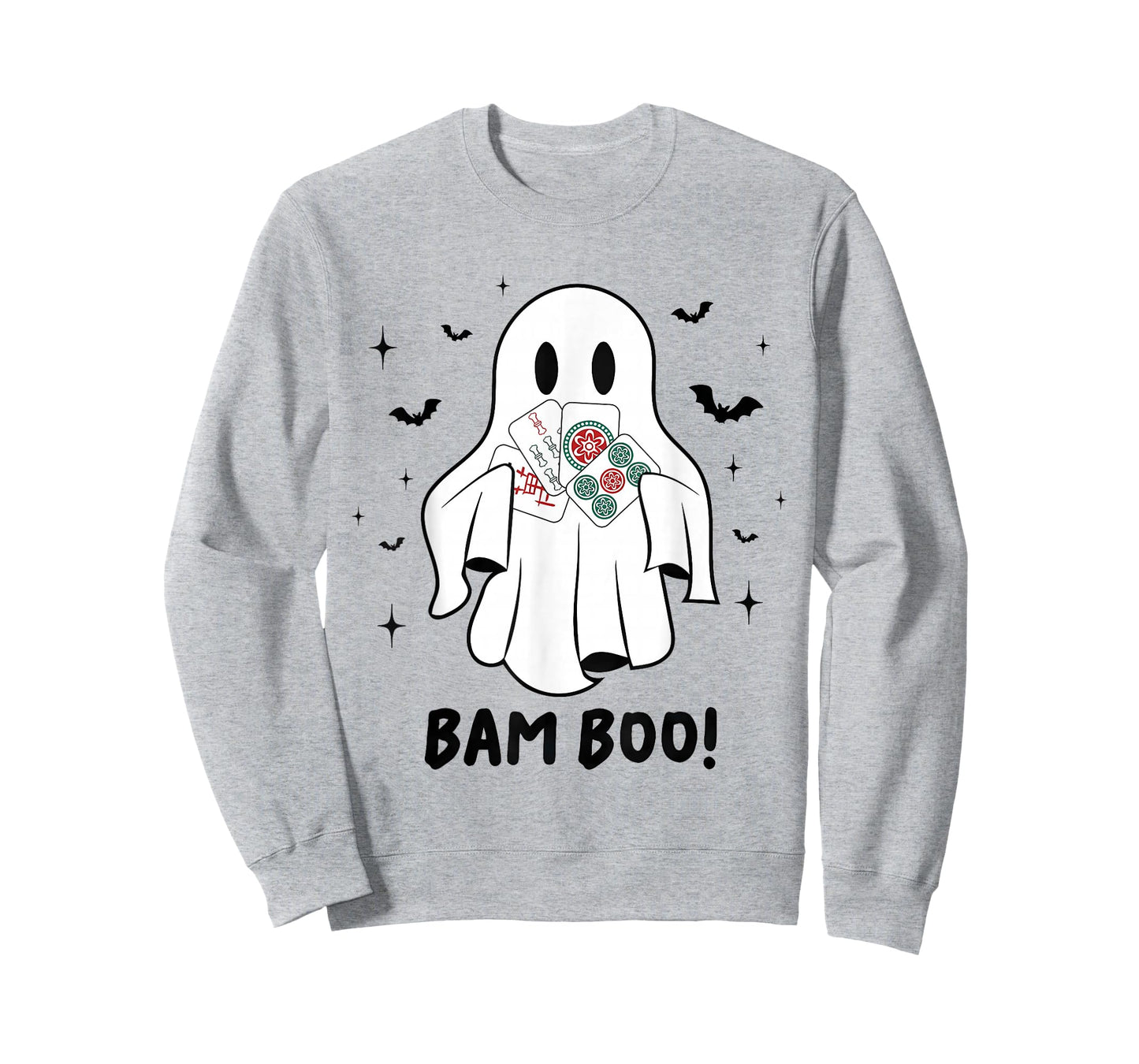 Bam Boo Halloween Ghost Mahjong Funny Costume Game Men Women T-Shirt