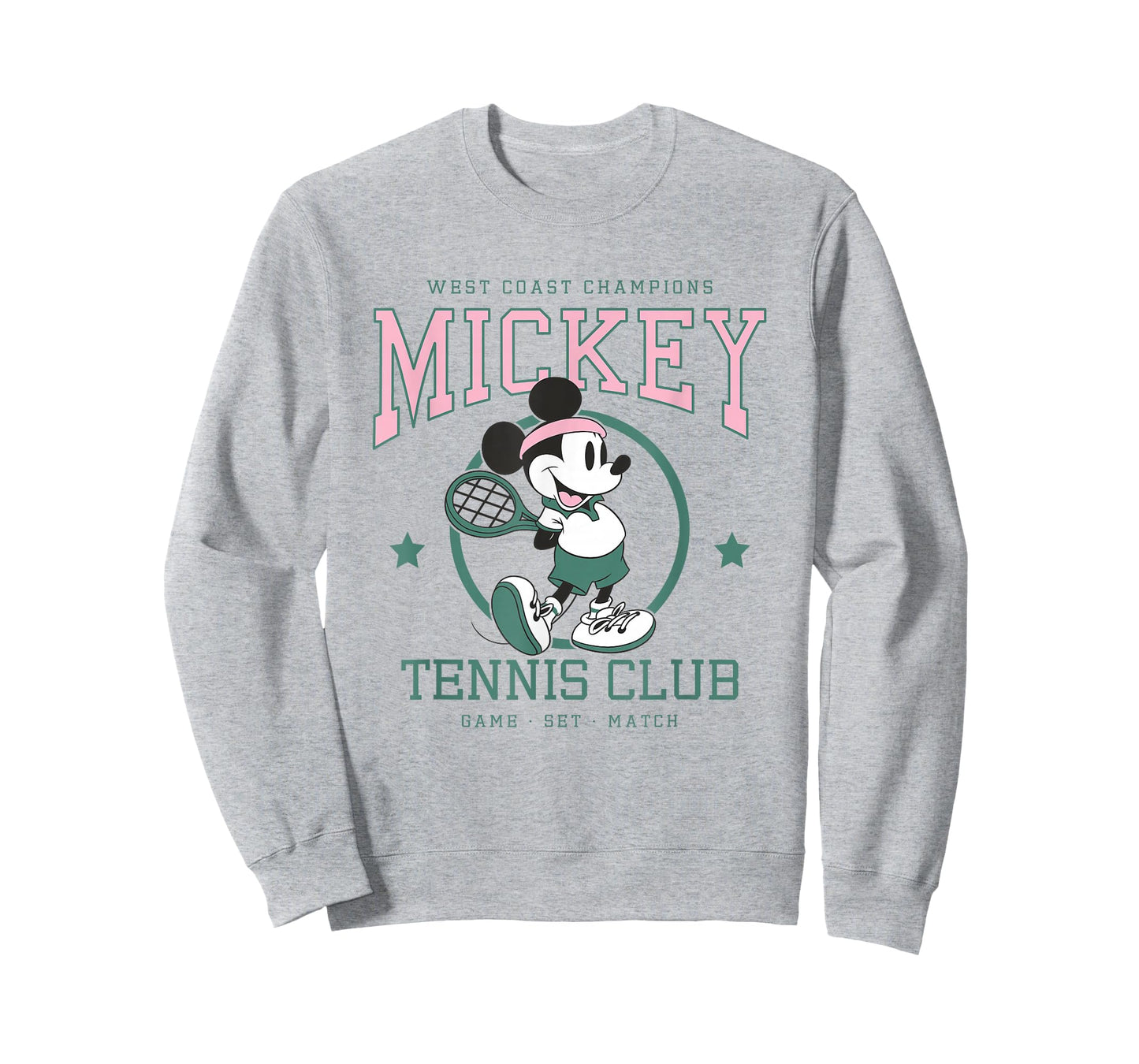Disney Mickey And Friends Retro Tennis Club Game Set Match T-Shirt