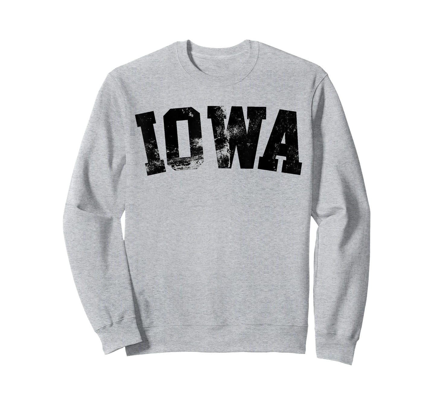 Retro Iowa Tee Vintage Iowa Black Gold Iowa Throwback Design T-Shirt