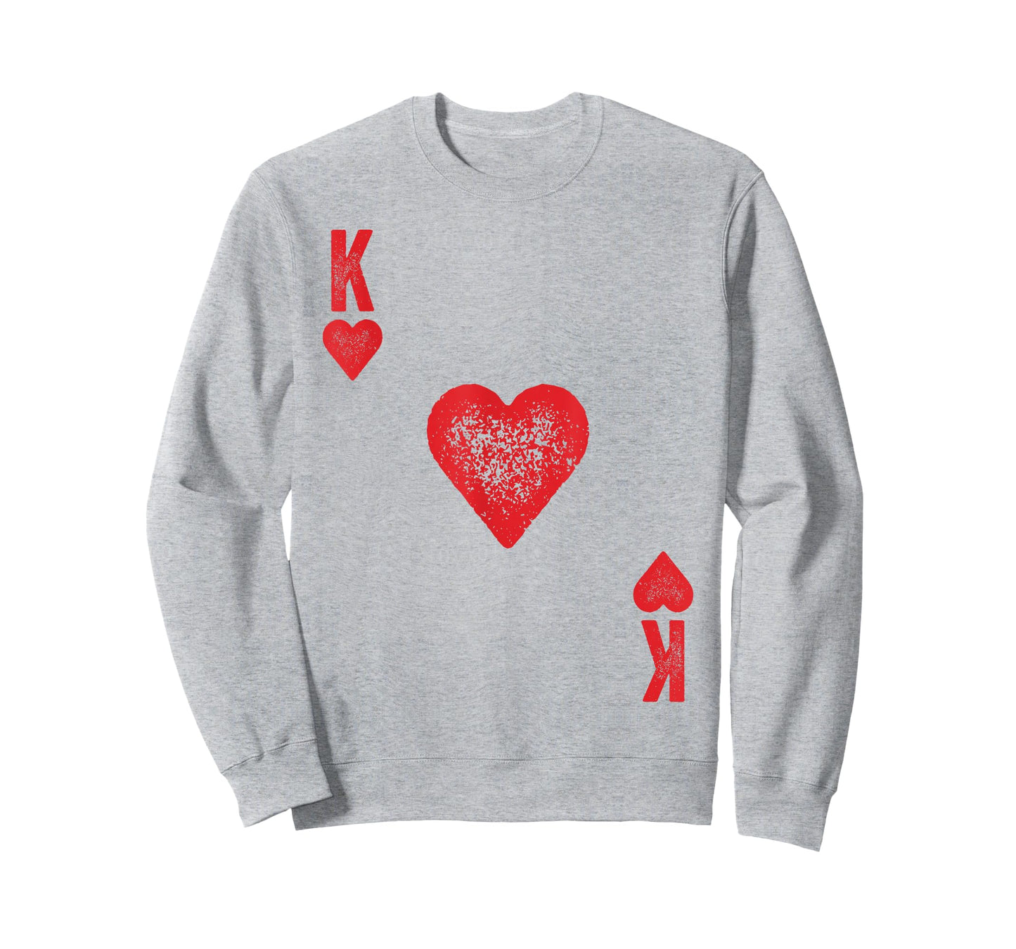 King of Hearts Shirt Adult Men Women Kids Card Costume T-Shirt