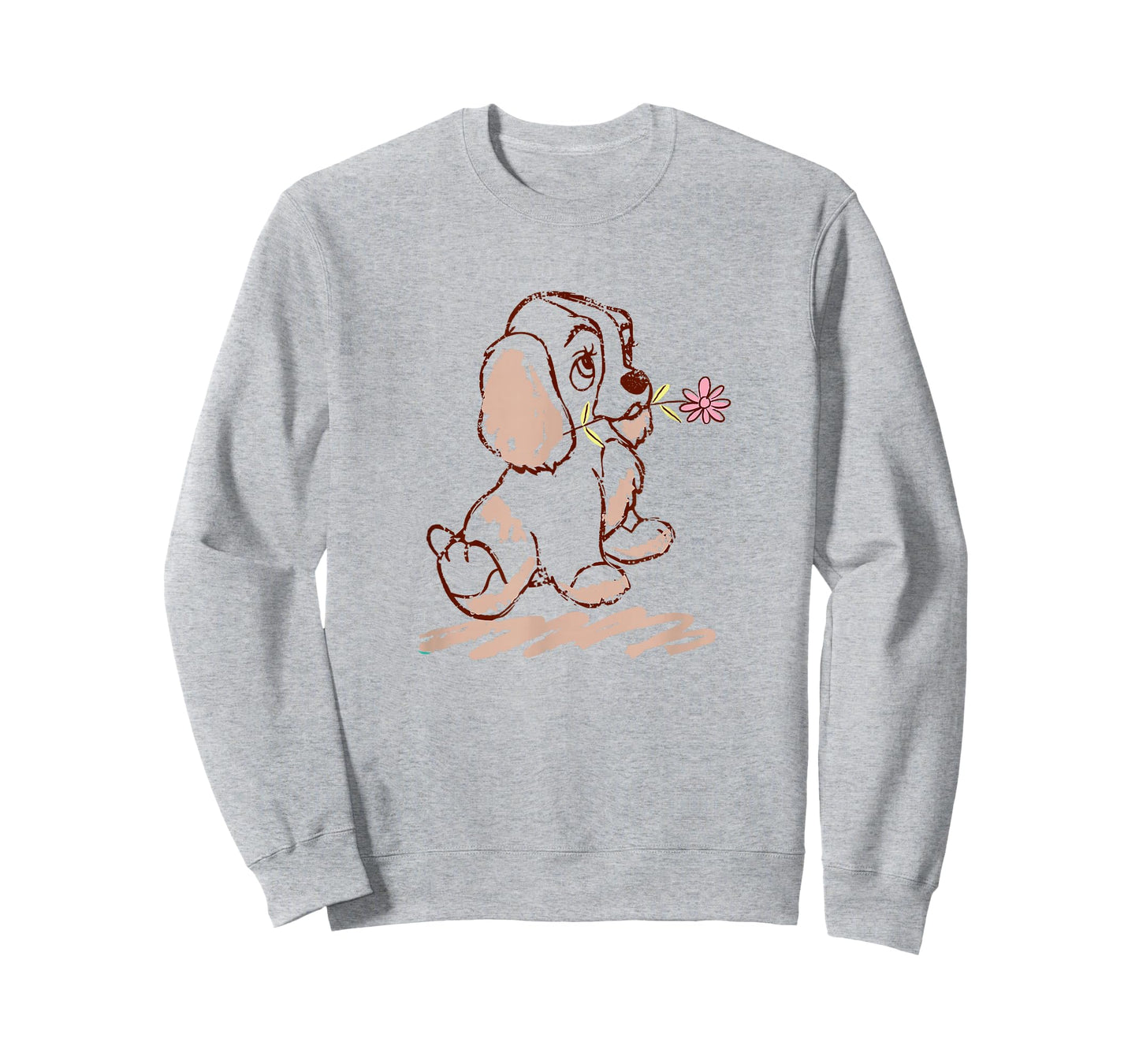 Disney Lady and The Tramp Lady Puppy Sketch T-Shirt